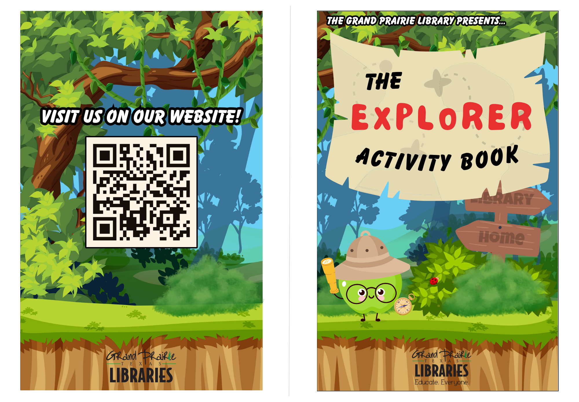 Activity book for Grand Prairie Library