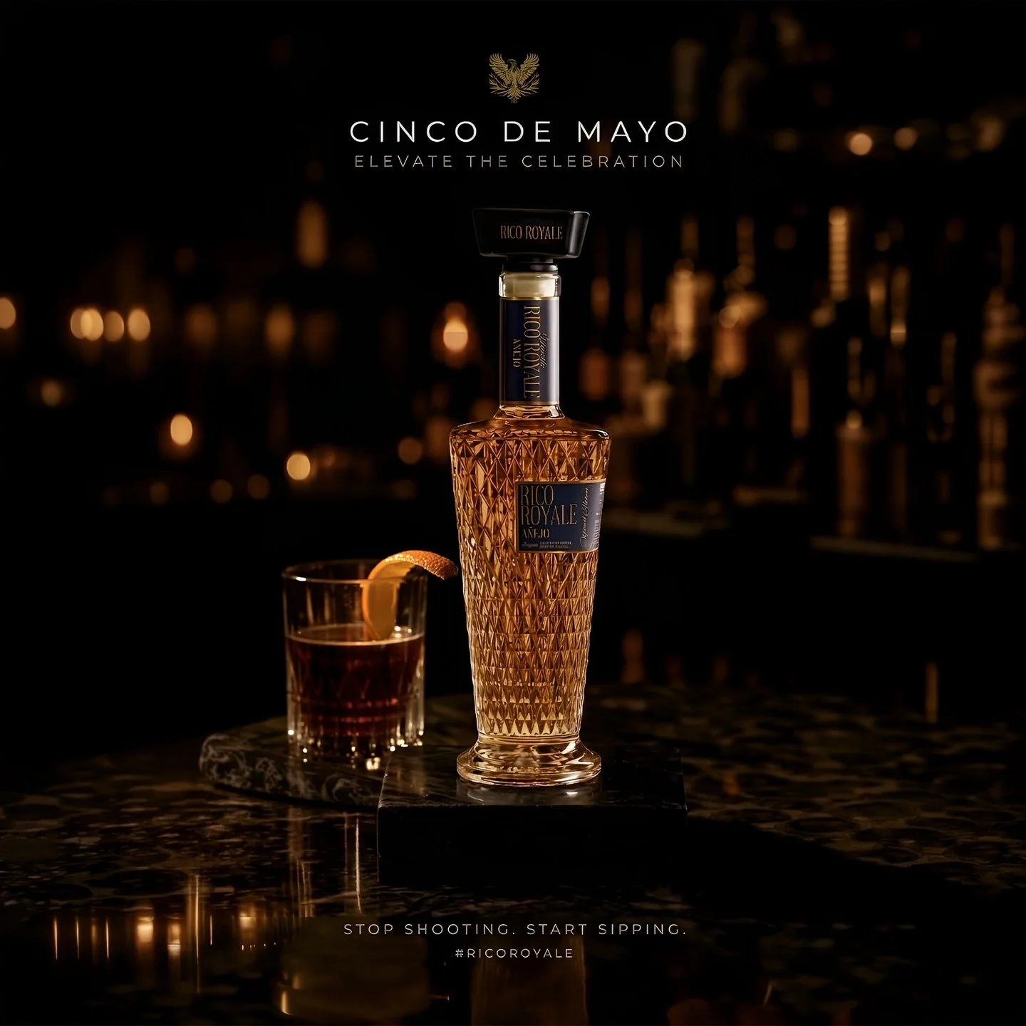 Sip differently. 🥃

#RicoRoyale