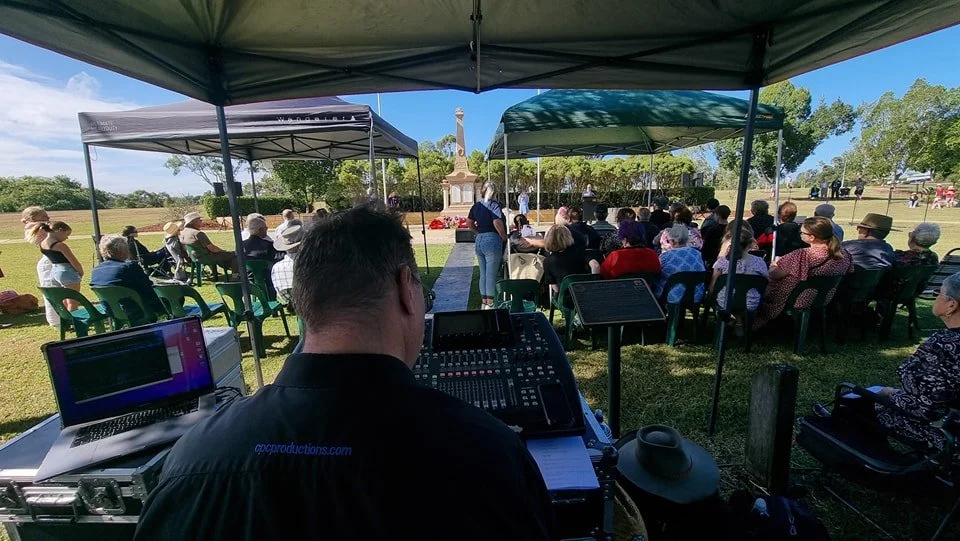Photos from one of the Anzac day services we provided our services for.

Lest we forget.