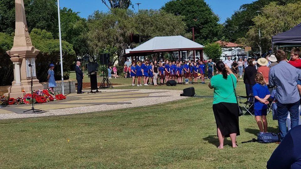Photos from one of the Anzac day services we provided our services for.

Lest we forget.