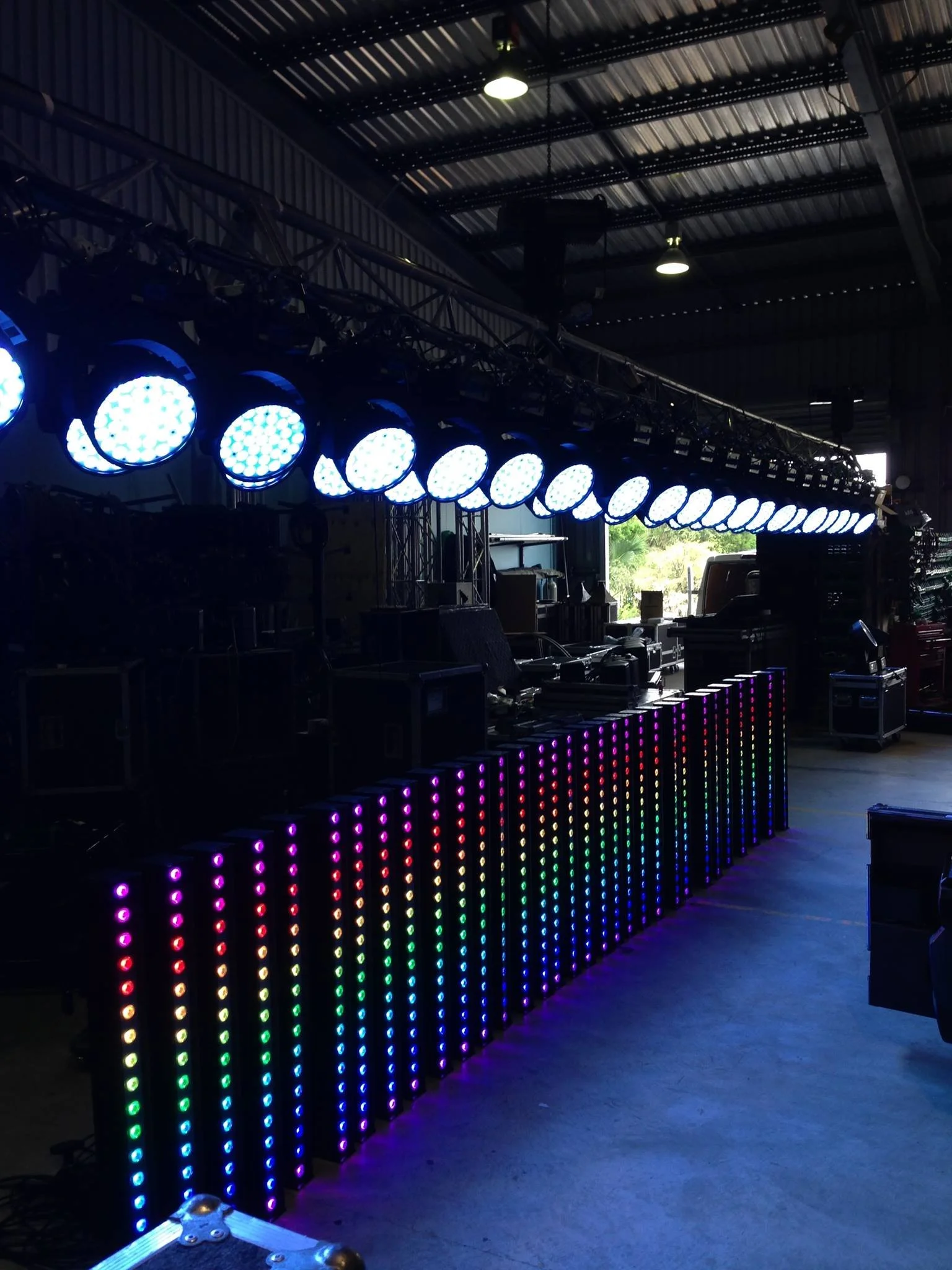 Back in 2014, CPC was getting ready for DR Who, at the Boondall. which was the first use of our new XP-600 movers light and LED Dot Strips.

31st of January 2014