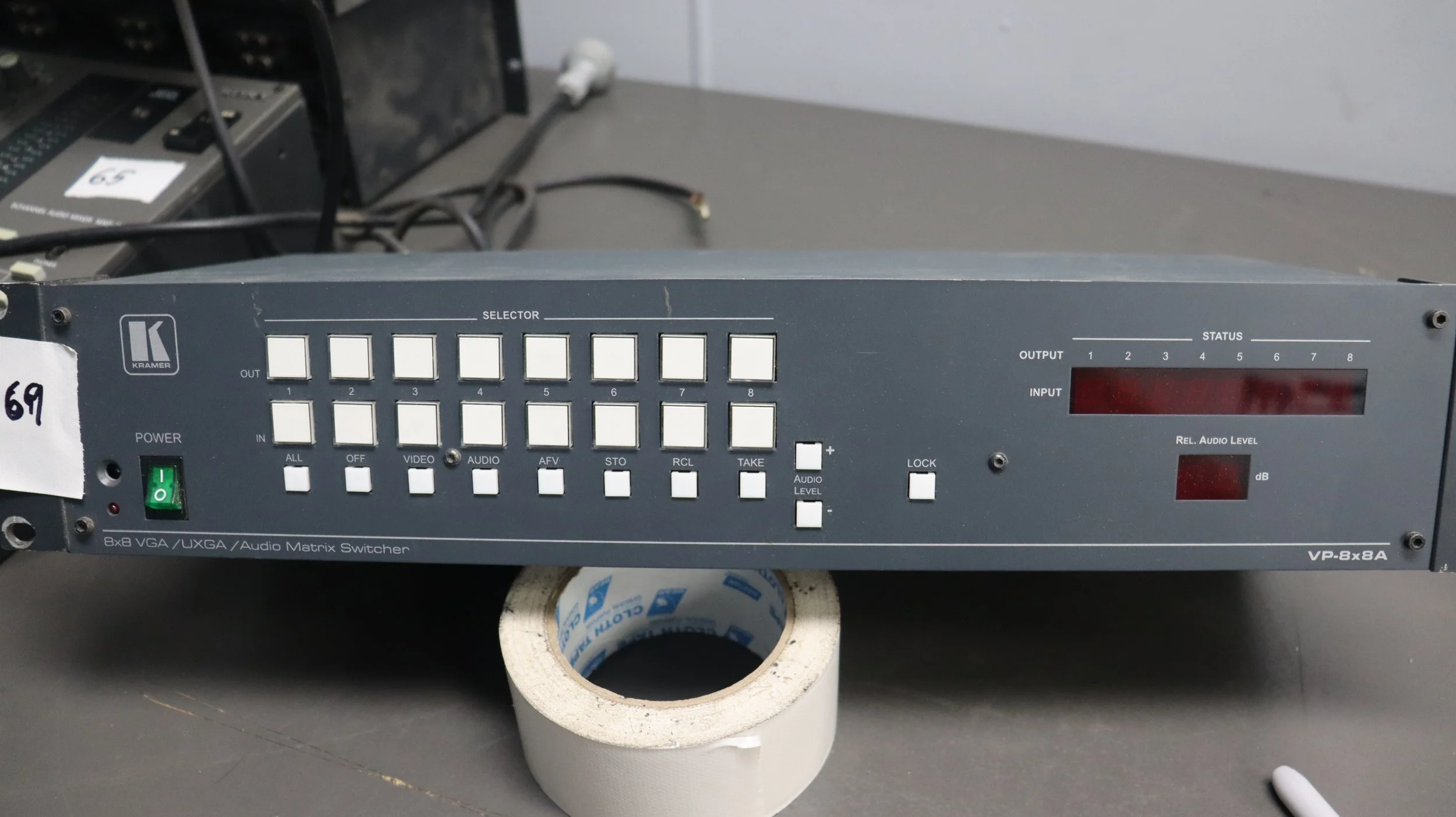 Kramer 8×8 VGA UXGA Audio Matrix Switcher (VP-8x8)