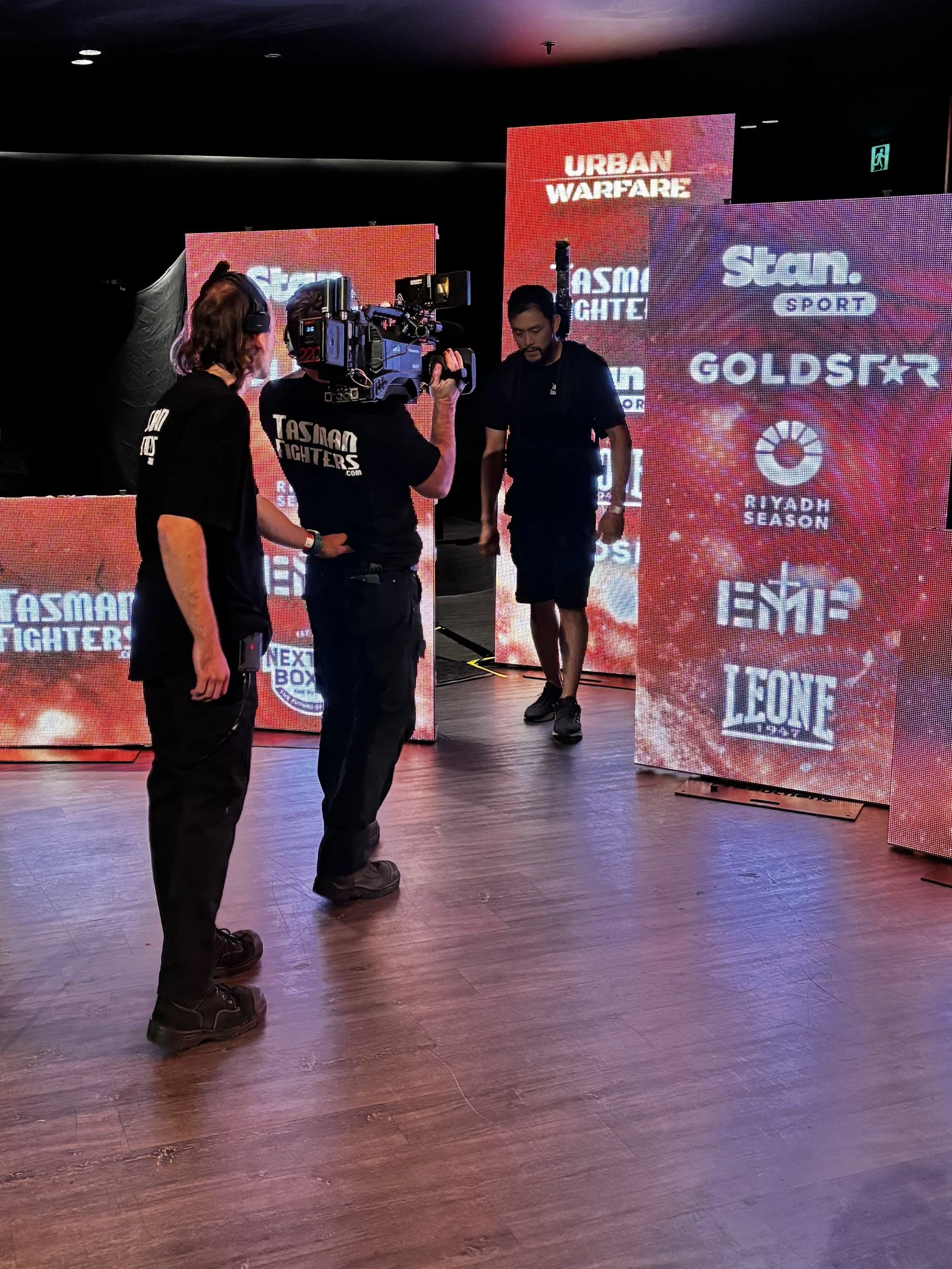 We were proud to support the live broadcast of Tasman Fighters on Stan Sport on 23 April. Our team delivered a full outside broadcast solution, including our OB truck and camera setup, helping bring all the action to screen.
