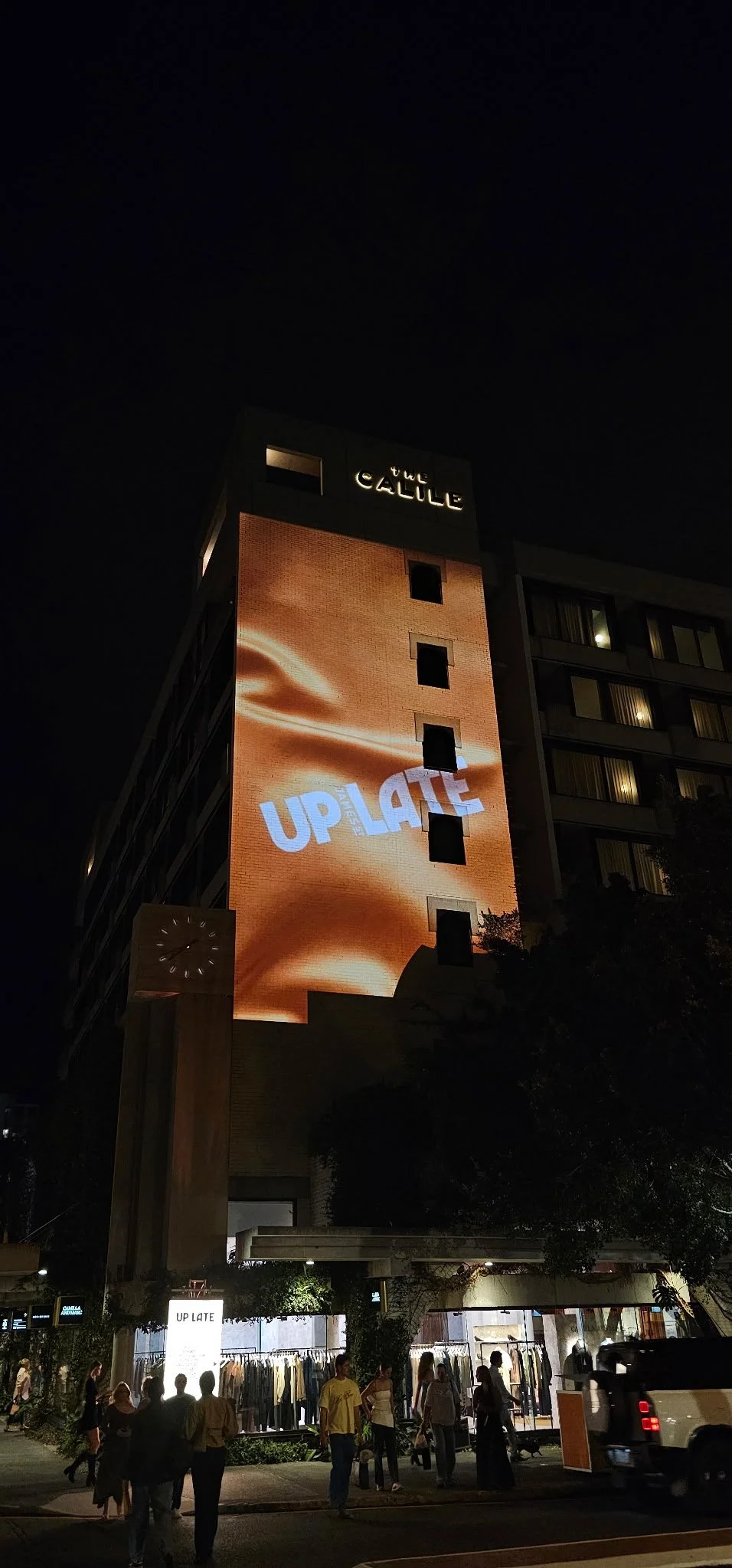 James Street Uplate 2026, Projection onto the side of a building