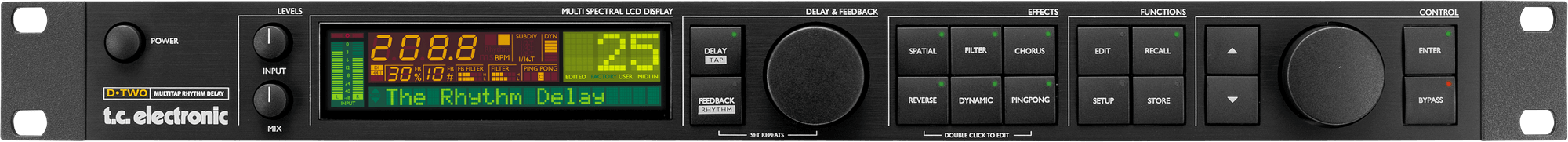 TC Electronic D-Two Rhythm Delay Processor