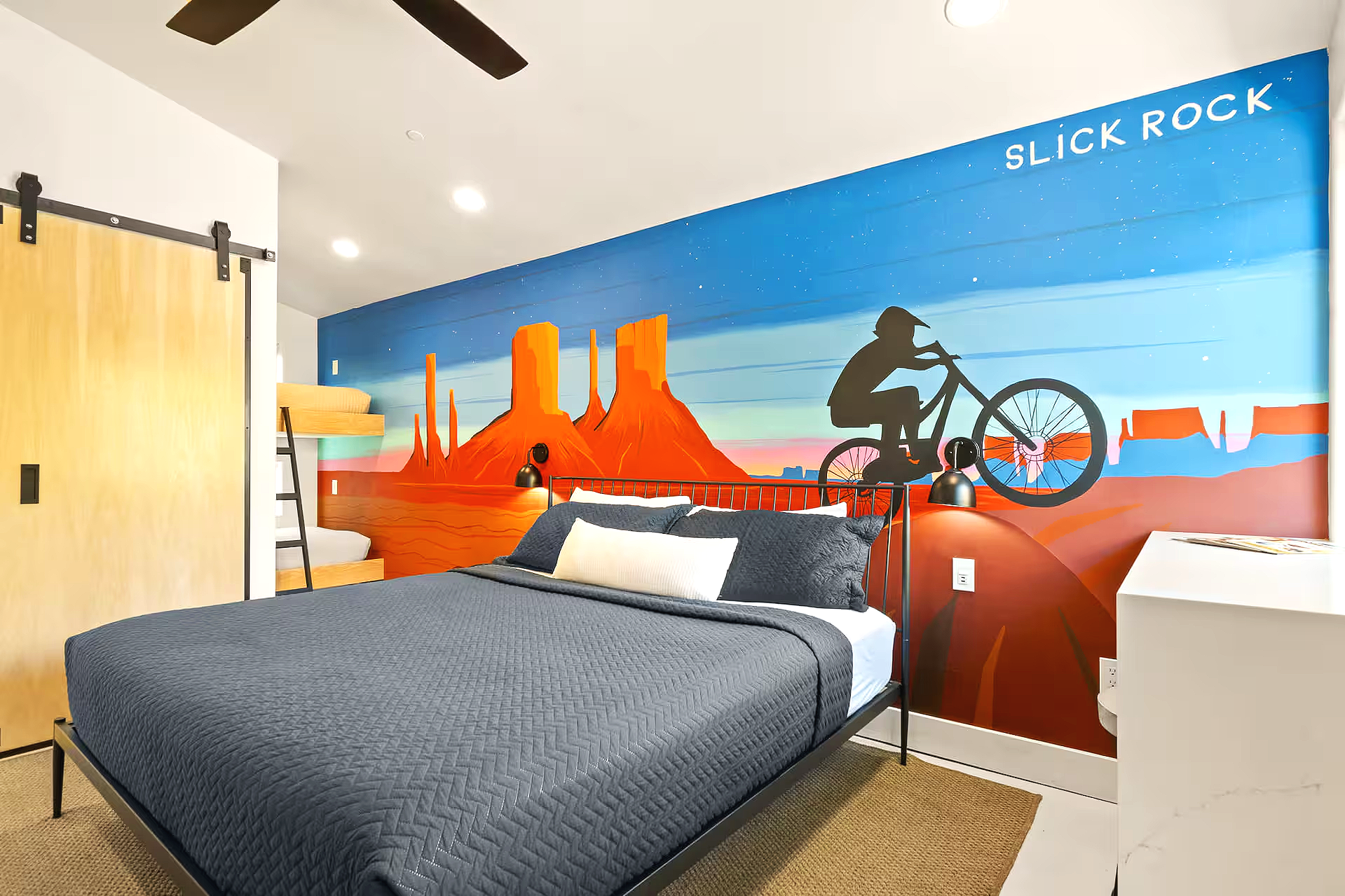 Slickrock-Inspired Mural in Moab Home