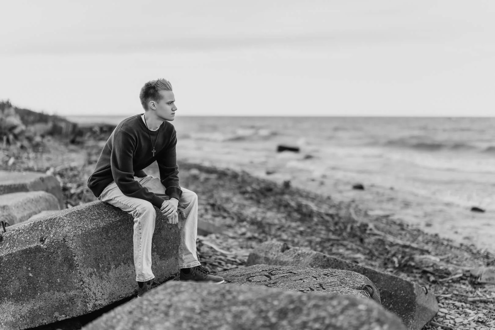 high school senior portrait by zdarko photography in erie, pa. 