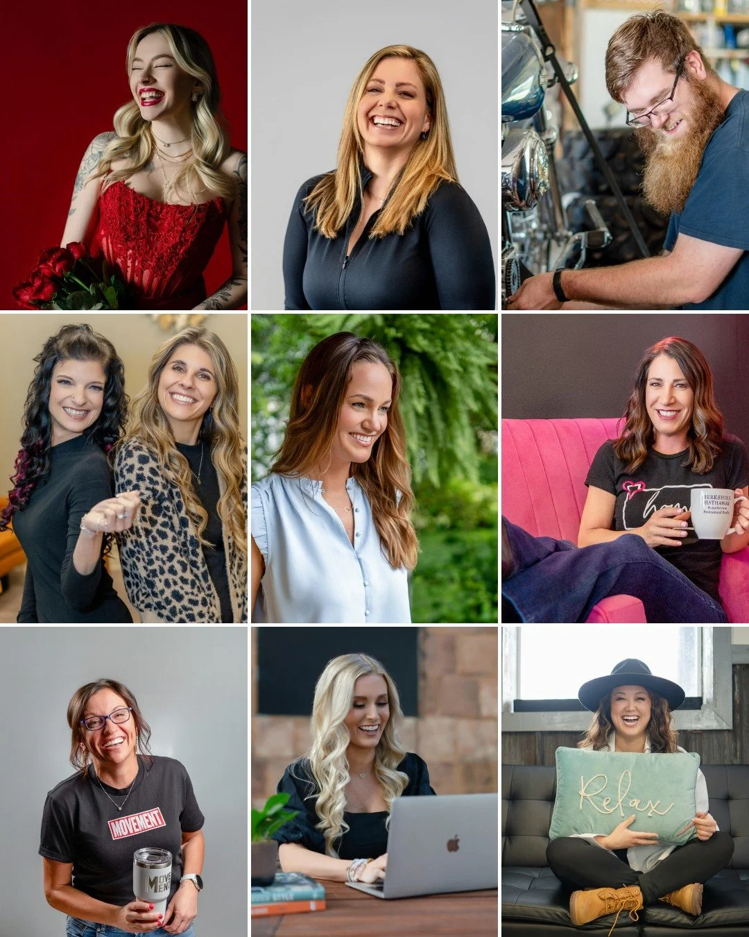 You can't fake genuine smiles and laughter.

During sessions, I constantly hear things like, "I can't believe I'm having this much fun!" and "I didn't know THIS is what a photoshoot entailed!"

Yes, we will always get the essentia