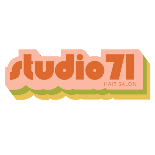 Professional salon branding and team portraits for Studio 71 in Erie, PA.