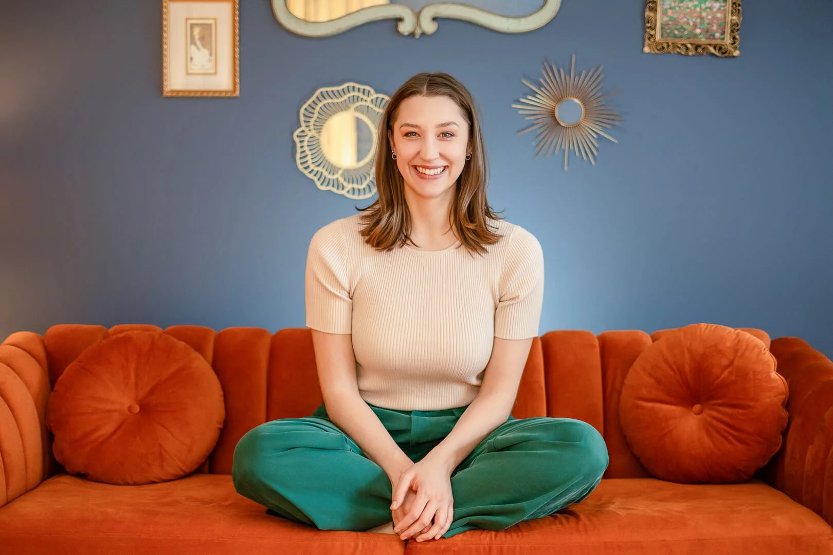 Personal Brand Portrait of a Massage Therapist in Erie, PA.