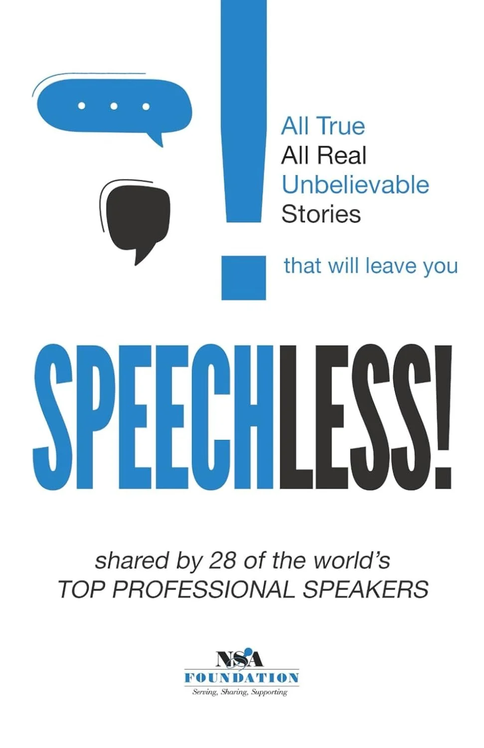 Speechless by NSA Foundation including chapter by Theresa Rose, book cover.