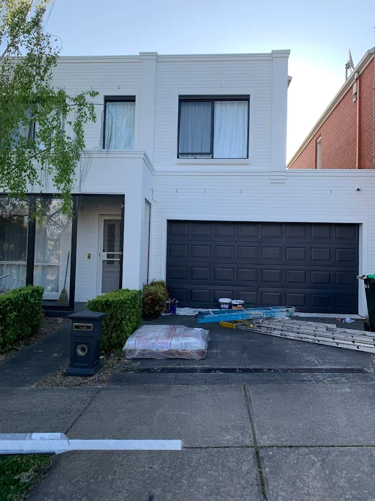 Exterior painting completed for a modern Melbourne home by APF Painting Service