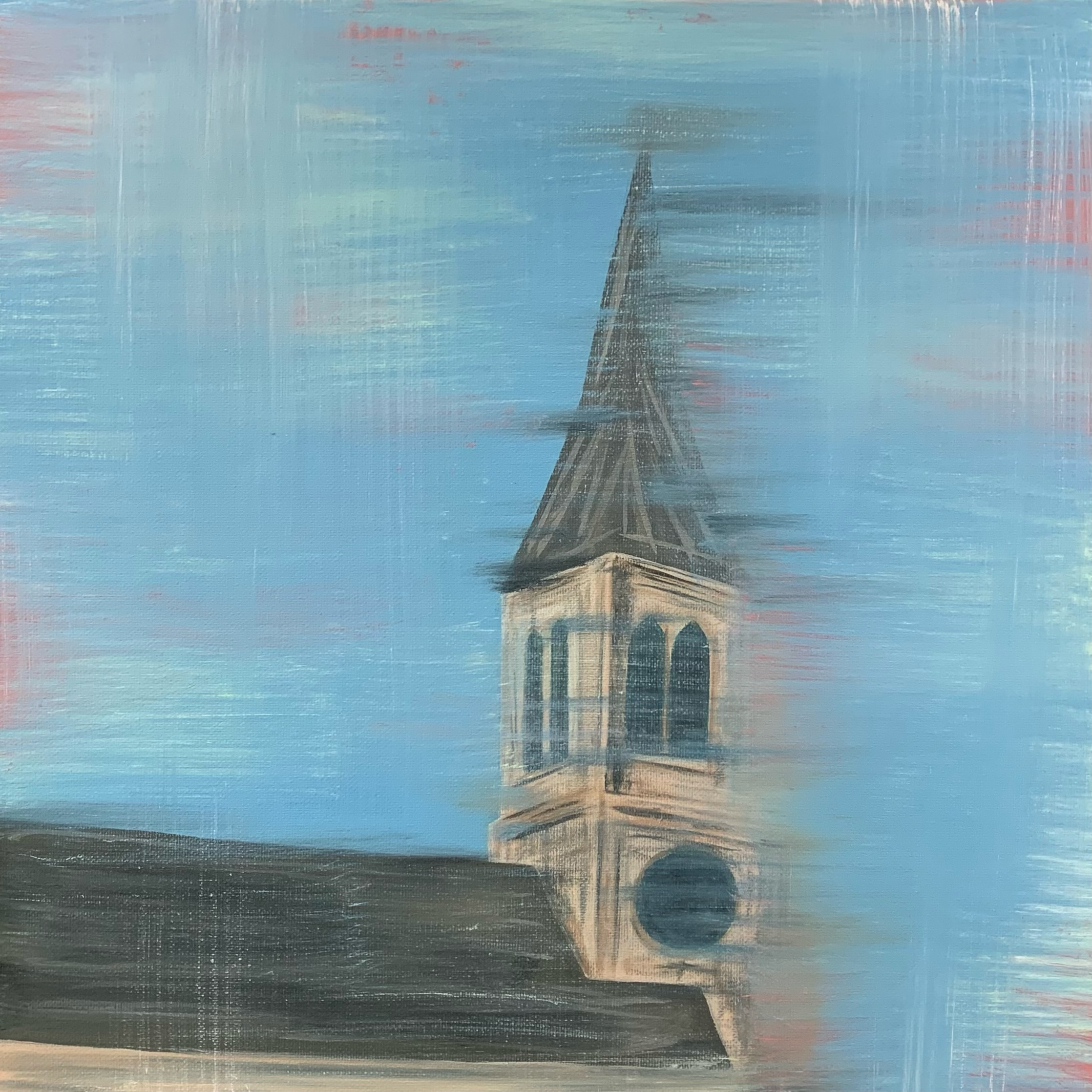 oil paint on canvas
