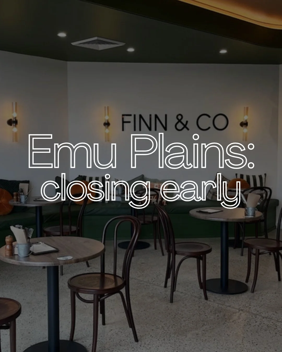 ⚡ Heads up, Emu Plains!

Our Emu Plains caf&eacute; will be closing at 11am tomorrow due to a scheduled power outage.

Pop in early for your coffee + brekkie faves and we&rsquo;ll see you bright and early again the next day. ☕🖤