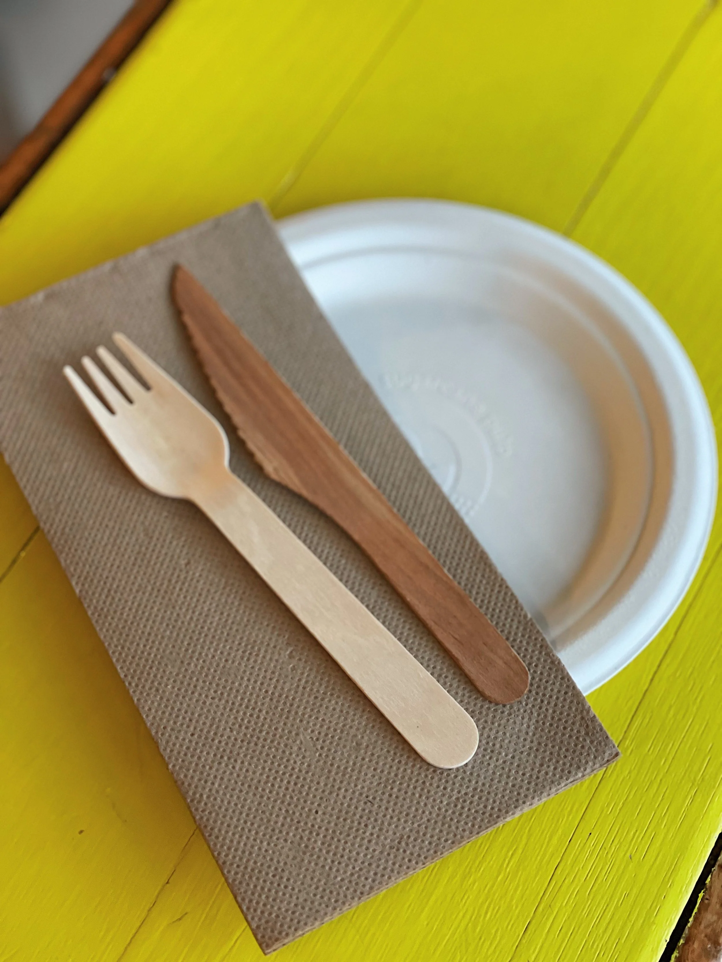 Biopak Plates / Cutlery / Serviette
