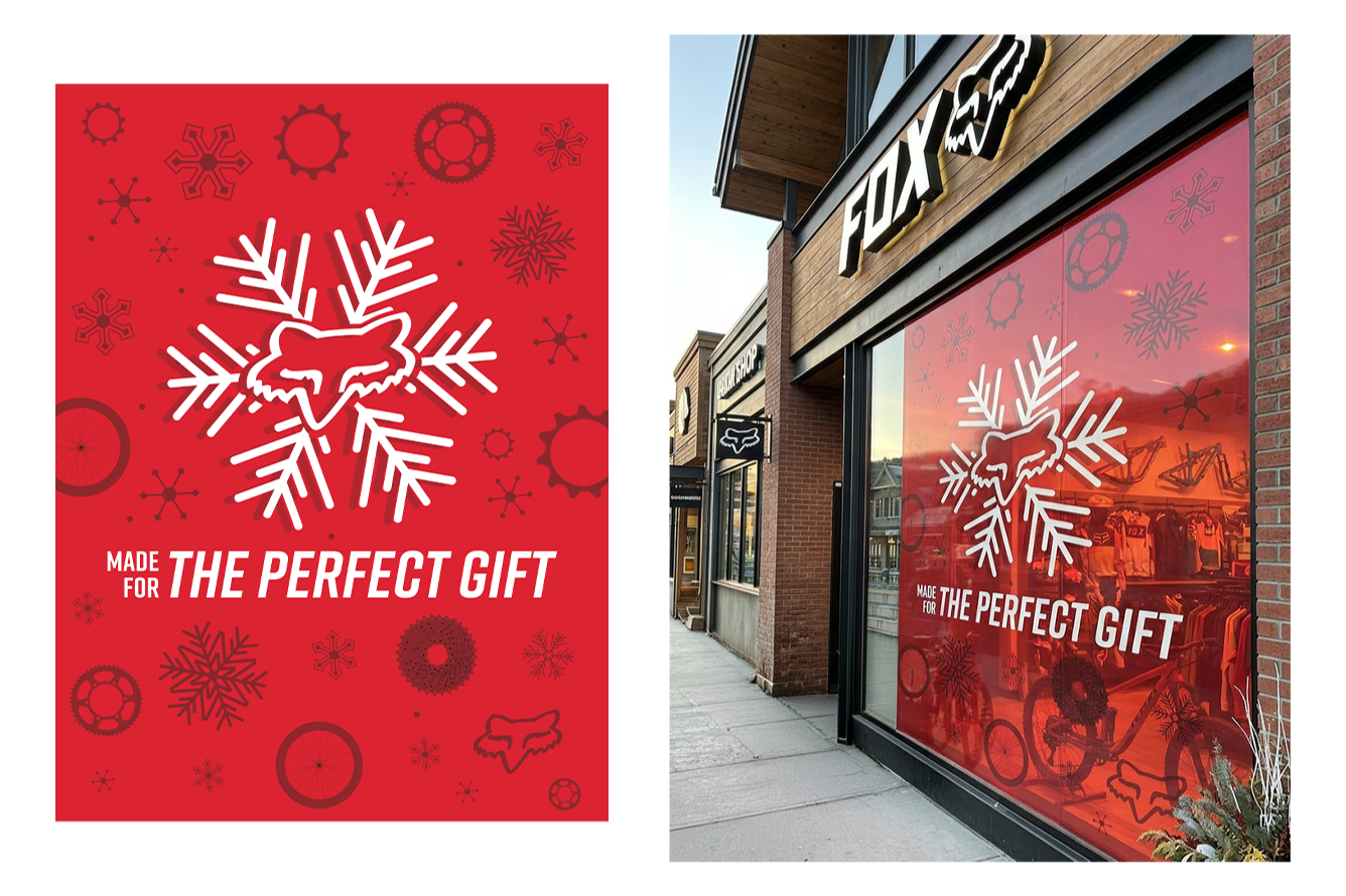 Fox Racing  Holiday Window Graphic