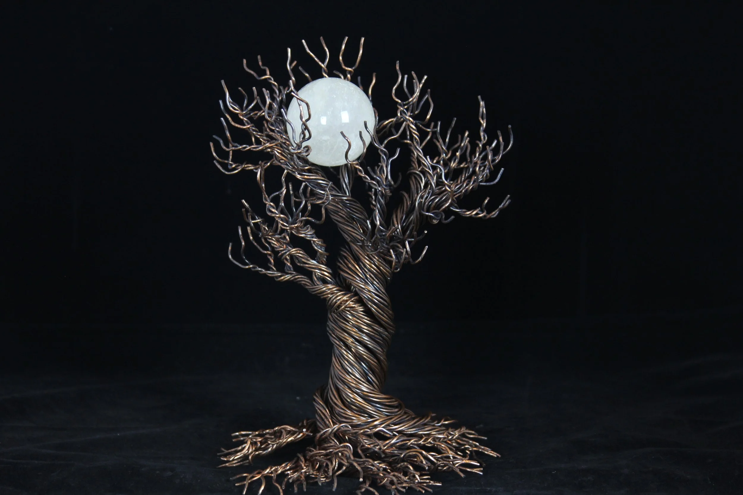 Antique Copper and Quartz - SOLD