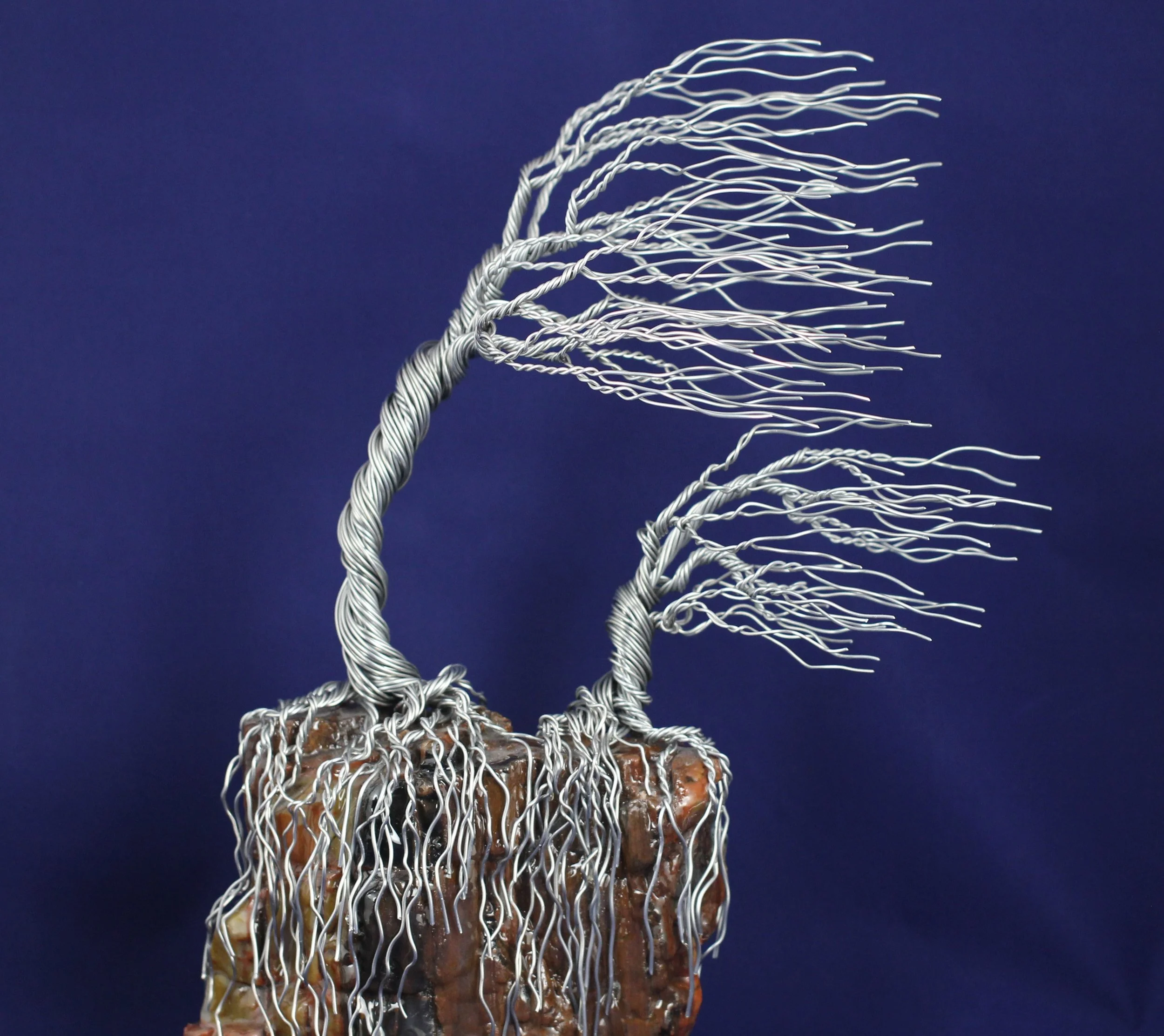 Petrified Wood and Tree Sculpture - SOLD