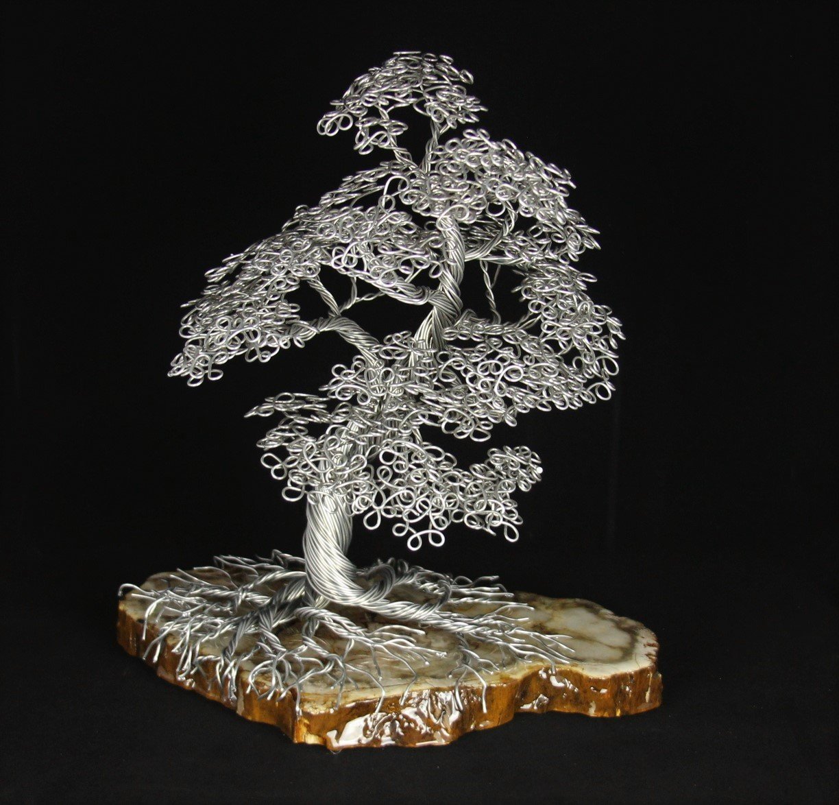 Tree of Life on Petrified Wood - SOLD