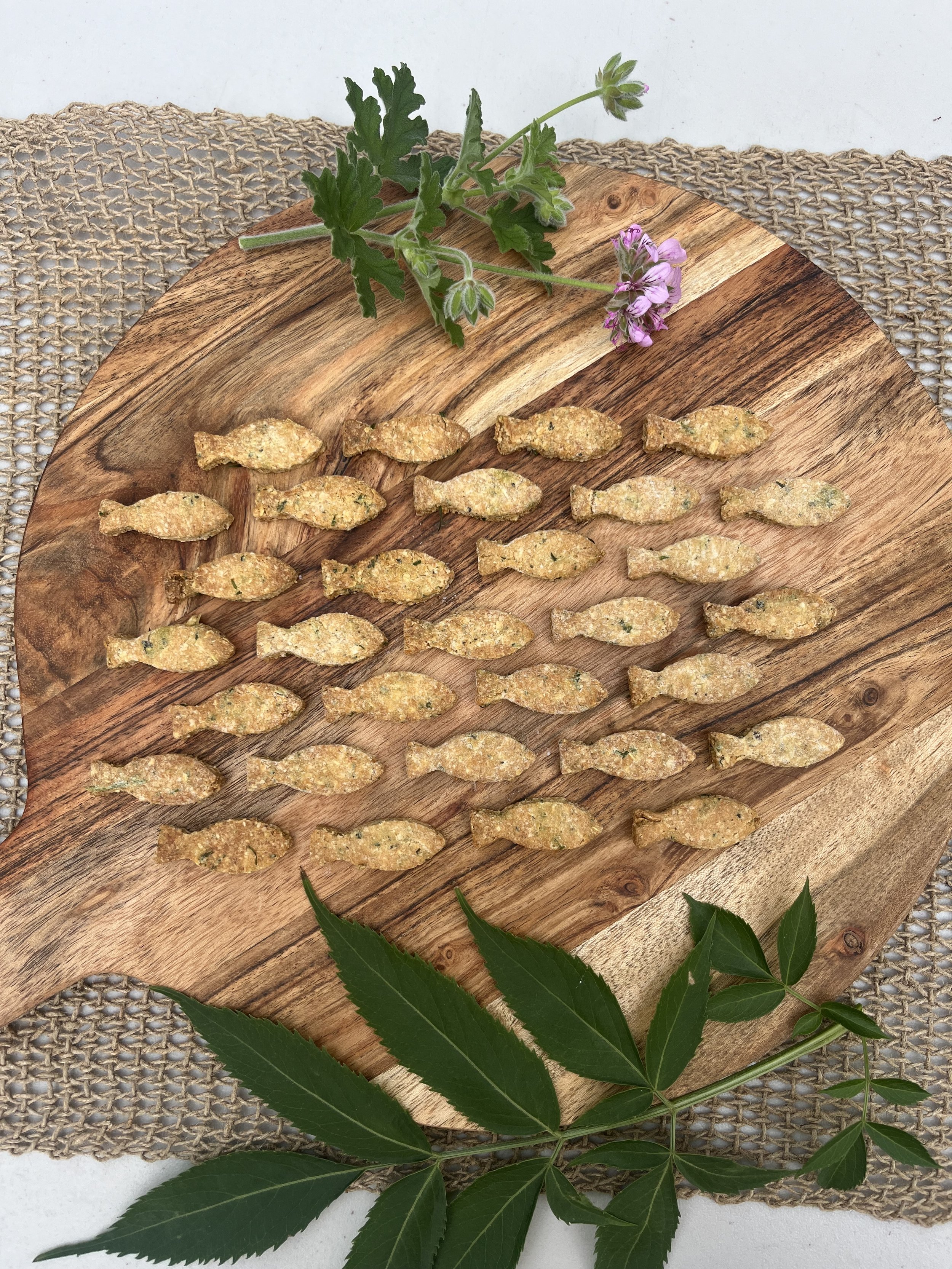 Salmon & Catnip fish biscuits