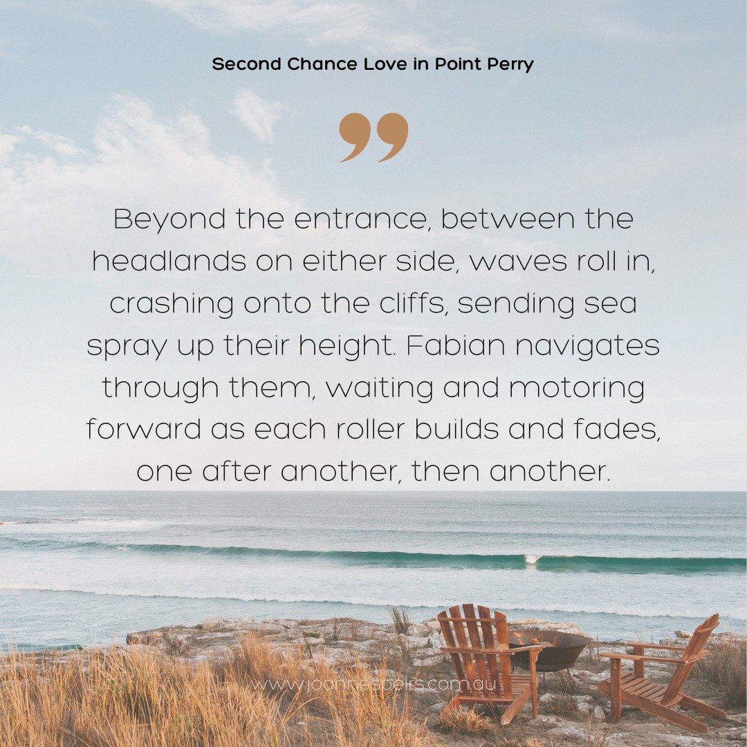 #teasertuesday 

&quot;Beyond the entrance, between the headlands on either side, waves roll in, crashing onto the cliffs, sending sea spray up their height. Fabian navigates through them, waiting and motoring forward as each roller builds and fades,