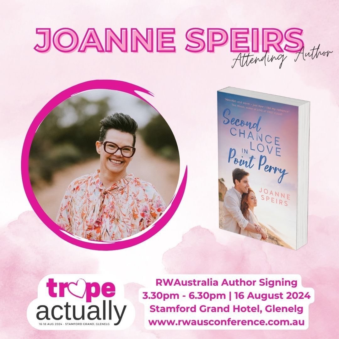 Thrilled to be part of the magic at the RWAus 2024 Author Signing in my hometown of Adelaide! 

Can't wait to meet readers, share stories and connect on a personal level. 

Your support means the world to me, and I can't wait to thank you in person. 