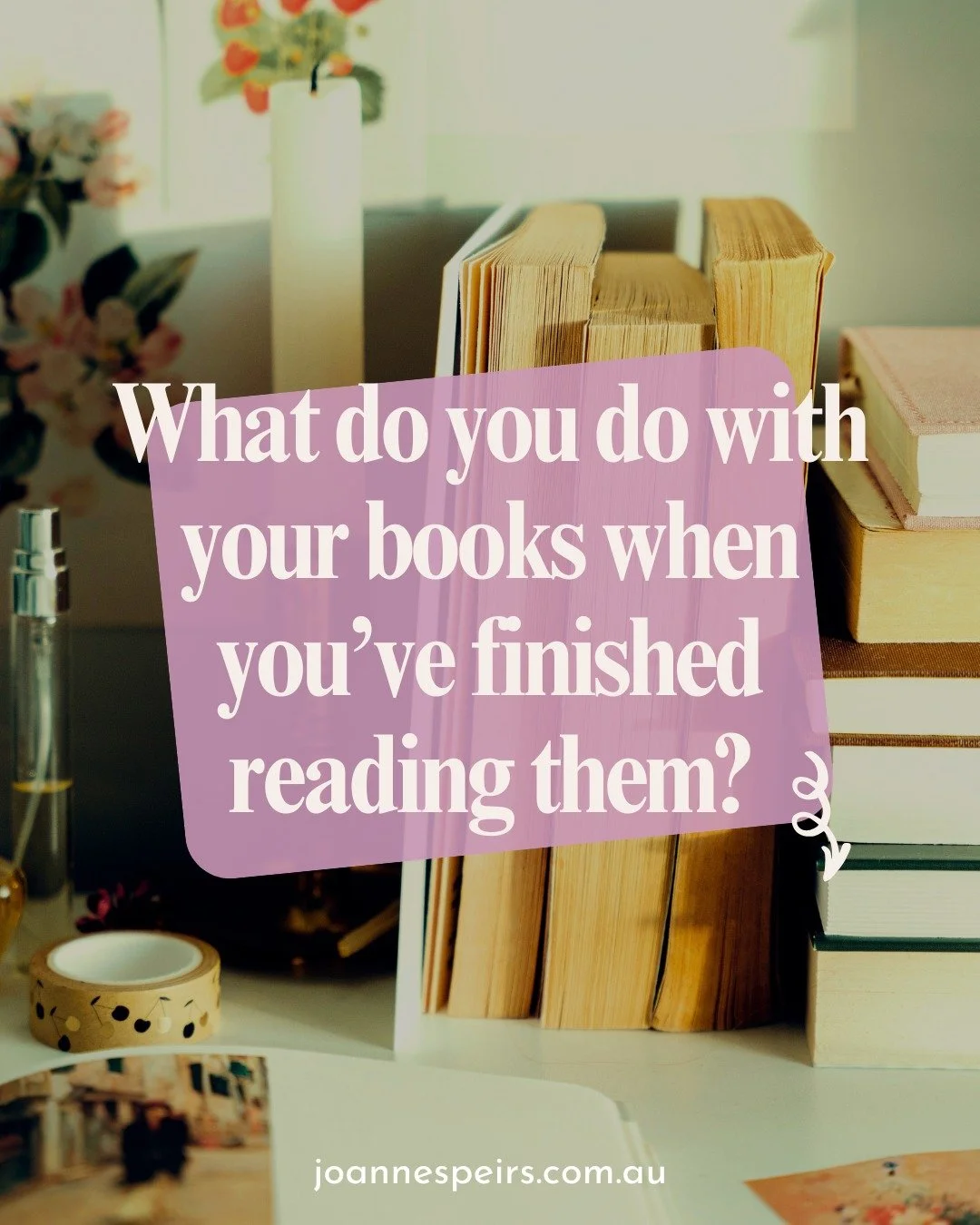 📚❓Quick bookish question for you &hellip; 
What do you do with your books when you&rsquo;ve finished reading them?

👉Keep them forever?
👉Re-read your favourites?
👉Lend them out (brave 😅)?
👉Or donate and share the love?

Tell me in the comments 