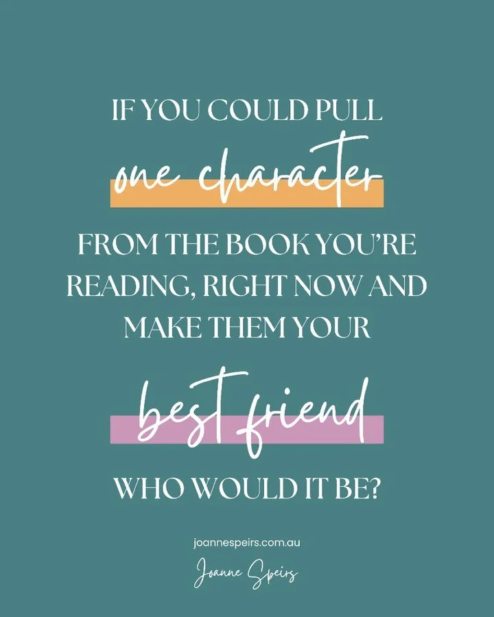 If you could pull one character out of the book you&rsquo;re reading right now and make them your best friend&hellip; who would it be? 💙📚

Would you choose the one who brings the chaos?
The quietly loyal one who always knows what to say?
Or the sun