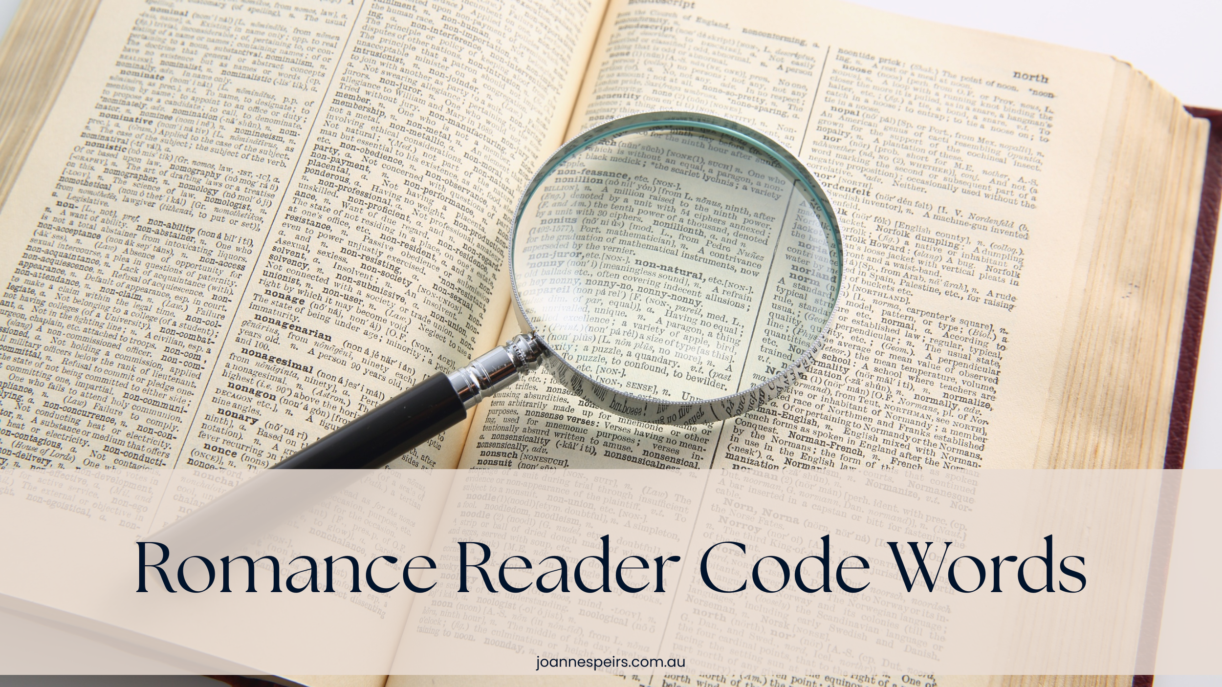 Romance Reader Code Words
