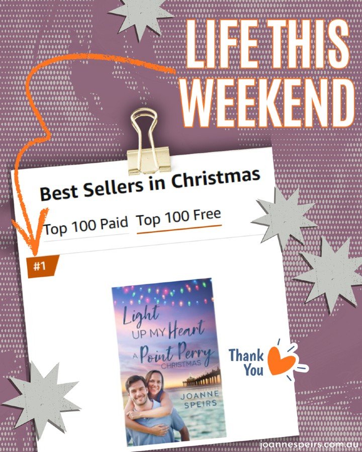 POV: when your book is #1 in Amazon USA!!!!!!!

A massive thanks to the 1k+ romance readers who downloaded my book over the weekend ... you've made this author very happy 💗

As they say&mdash;it takes a village and I wouldn't be here without my love