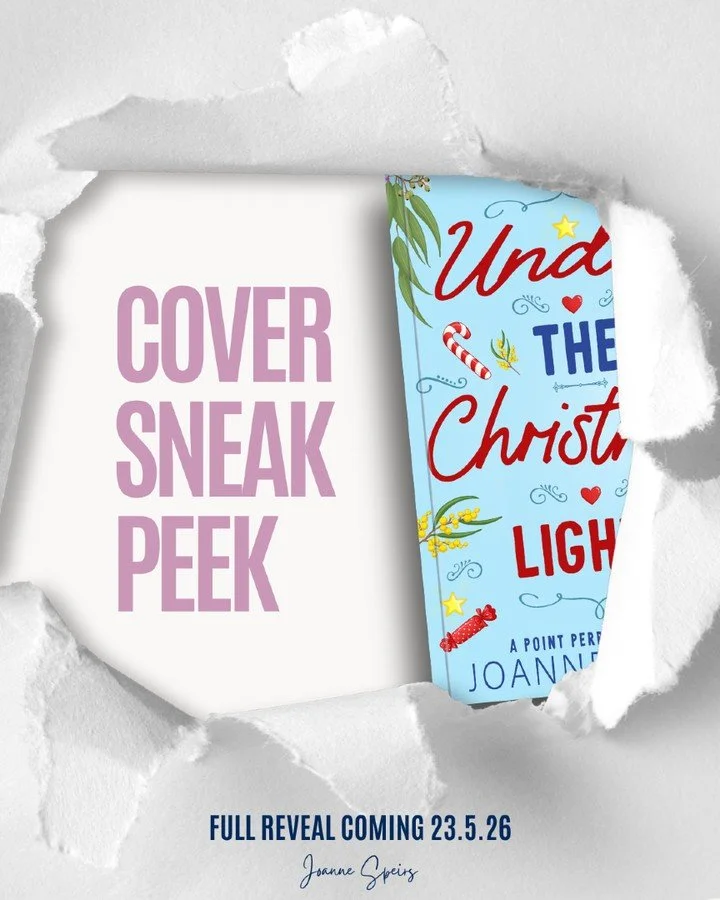 Wait &hellip; is that a Christmas book cover I spy? 👀

I've been keeping this one close to my chest&mdash;but I couldn't resist giving you a little peek.

Four love stories. Two towns. One unforgettable Christmas collection.

Can you make out the ti