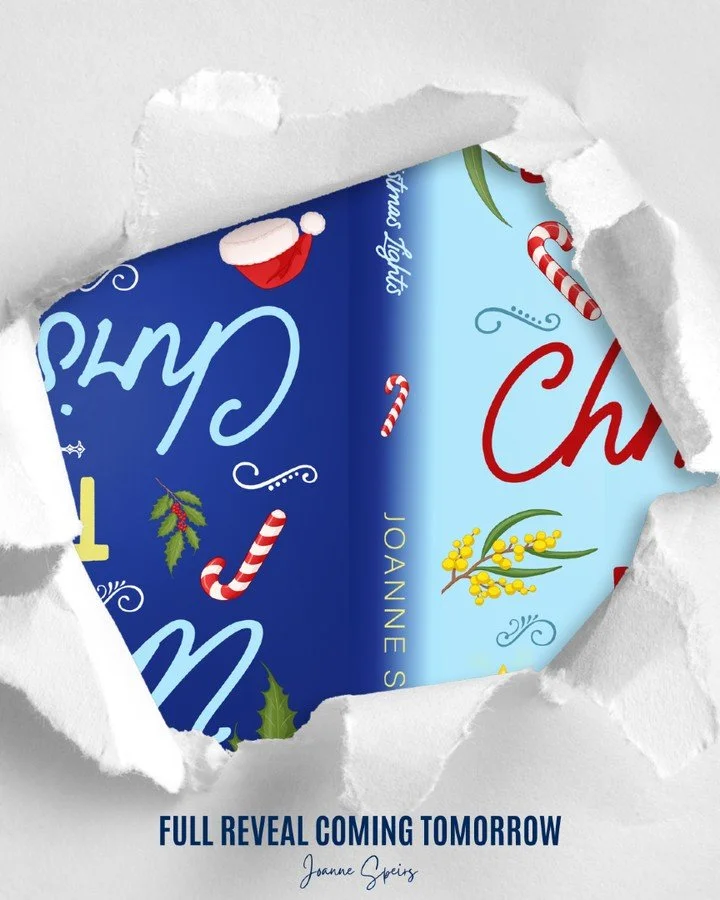 Ok looky here ... it's another sneaky peek 👀

And yes&mdash;you are seeing that correctly. One cover is upside down. 😄

Something special is coming, and all will be revealed tomorrow. 

Four love stories. Two towns. One unforgettable Christmas coll