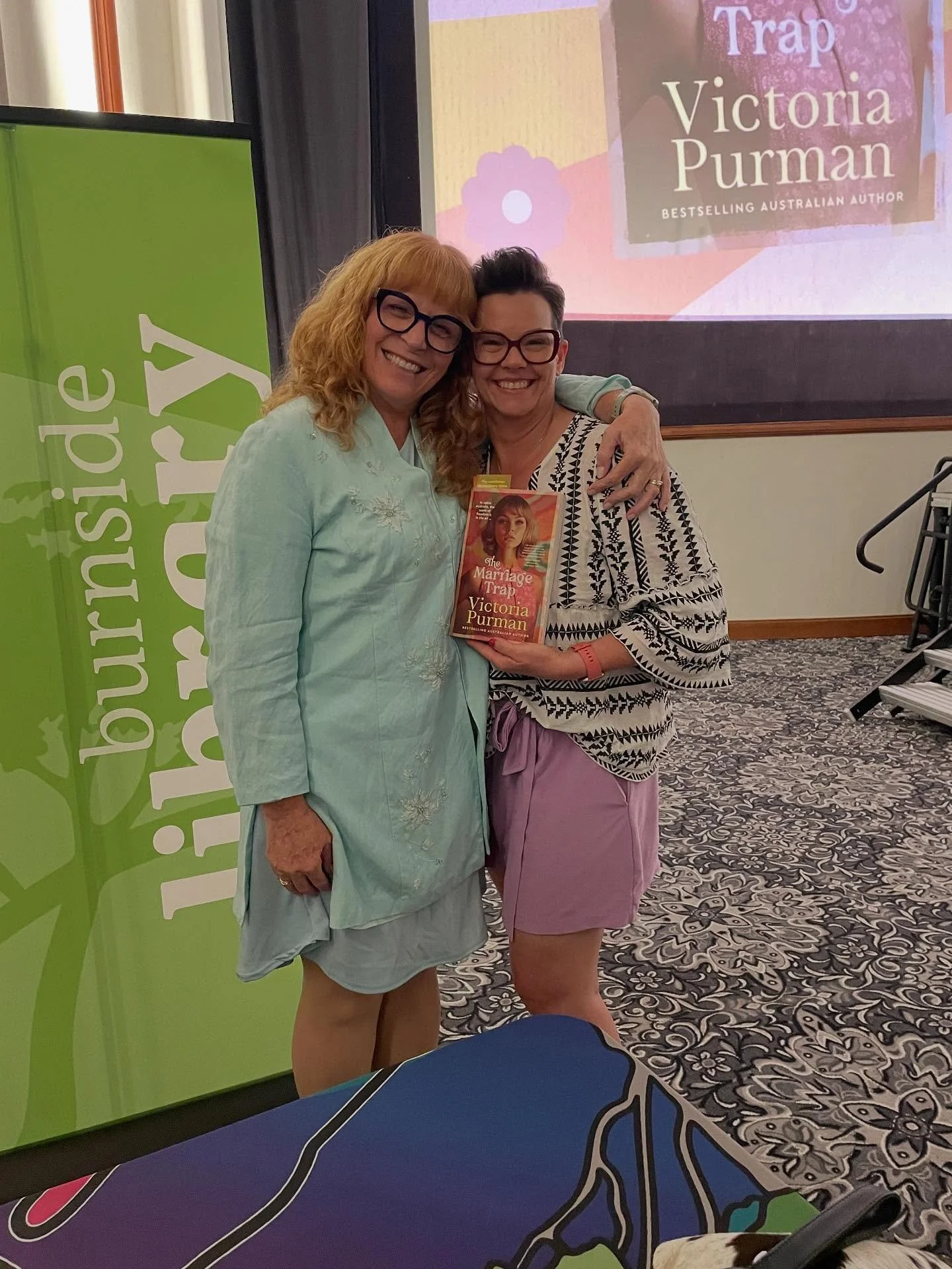 My dear friend, mentor and all-round lovely person, and brilliant author @victoriapurmanauthor celebrated the release of her new book tonight&mdash;The Marriage Trap.

Such a great night, yummy gin by @fictiondistilling &amp; books by @dillonsbooksho