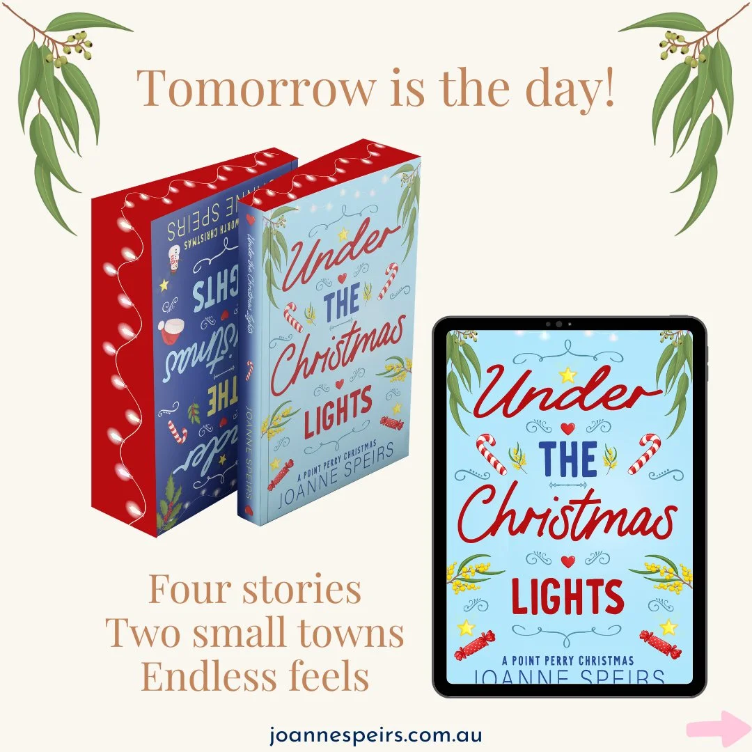 Tomorrow is the day. 🥹🎄

I've been thinking about what to say, this is such a nervous time&mdash;the eve of 'Under the Christmas Lights' releasing into the world&mdash;and honestly, I keep coming back to one thing.

Thank YOU.

For every preorder. 