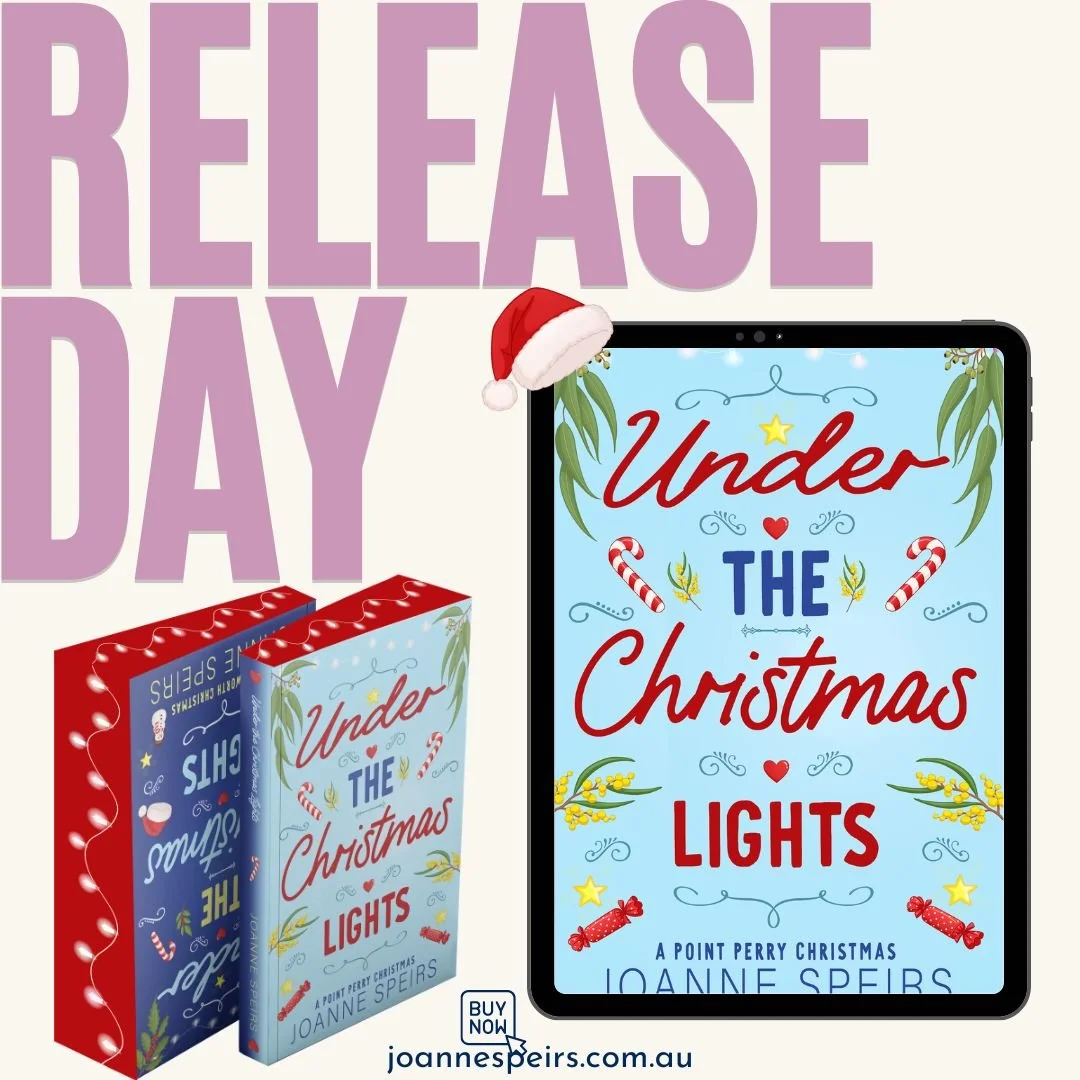 SHE'S HERE. 🎄🎉

'Under the Christmas Lights' is officially out in the world&mdash;and I am sitting here with the biggest smile on my face and very happy tears in my eyes.

Four love stories. Two small towns. One collection.

Today is the day. It's 