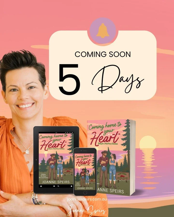 Five days. Just five days, and then Annie and JJ step out into the world in a whole new way.

People who don't write often ask what it is like to revisit a story, and the truth is that bringing "Coming Home to Your Heart" out as its own sta