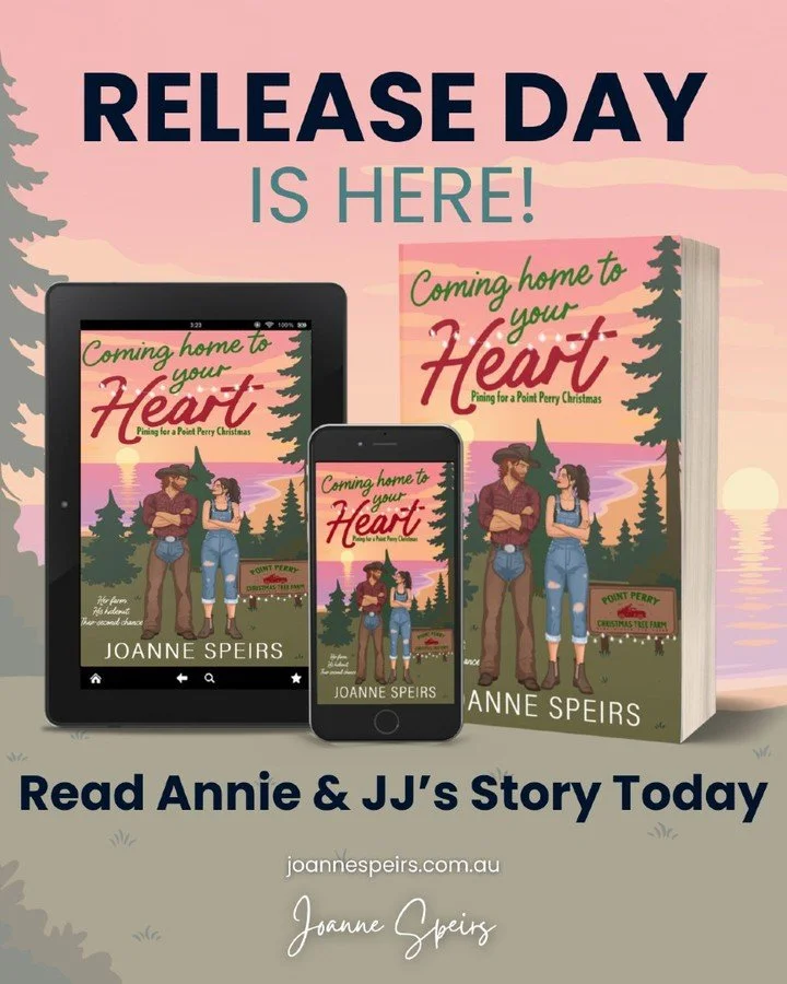 It's release day!

Annie Schultz has finally arrived at Pining for Point Perry Christmas Tree Farm, and nothing about it is what she expected ... including the brooding cowboy wielding a chainsaw in the middle of her carefully laid plans.

If you've 