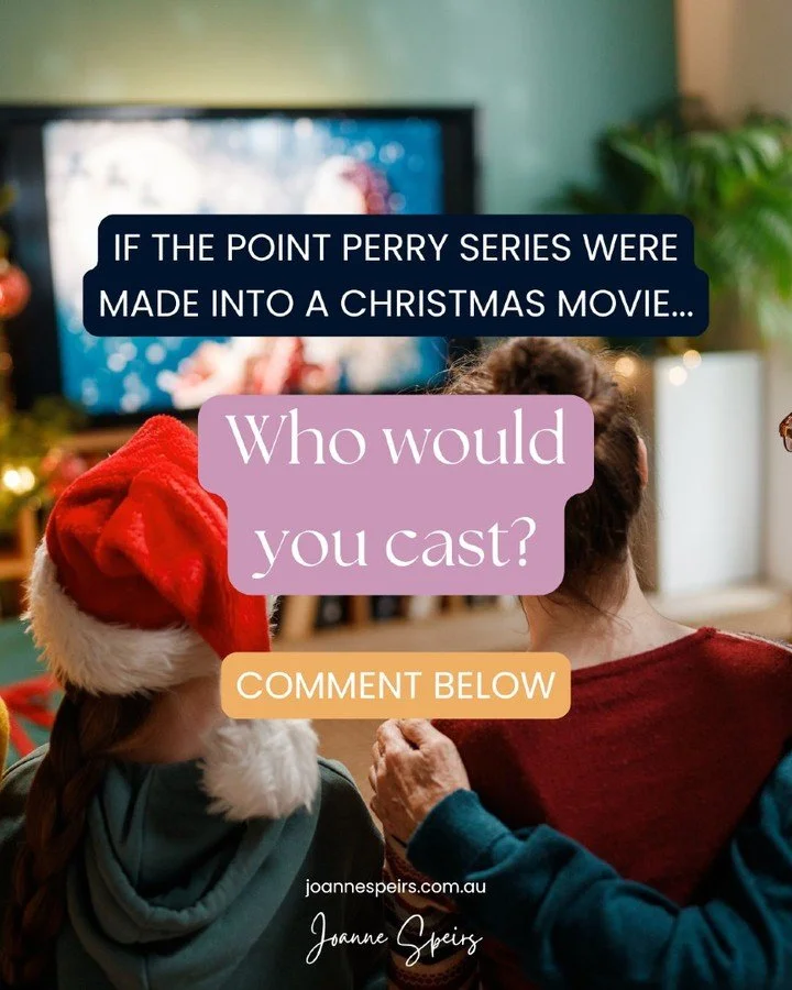 It has been a month full of Christmas in July magic, gorgeous cover reveals and markets. 

As July draws to a close, I have one final Christmas in July question for you ...

If the Point Perry series were made into a Hallmark Christmas movie, who wou