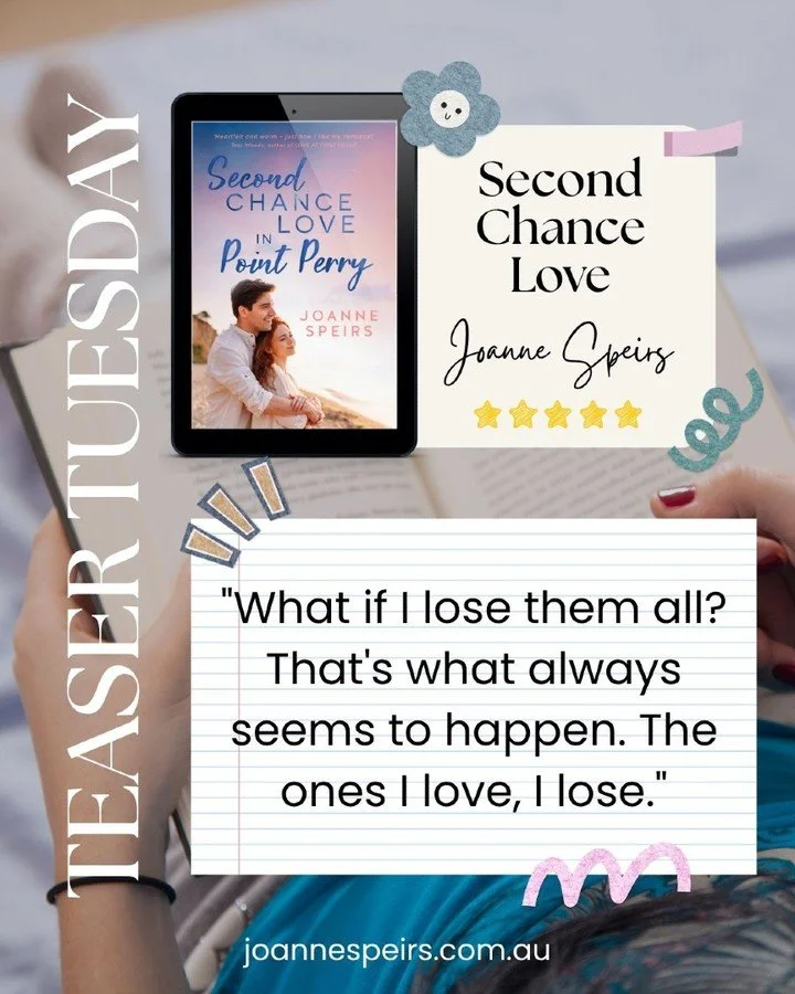#teasertuesday 

'What if I lose them all? That's what always seems to happen. The ones I love, I lose.'

Erin carries so much in "Second Chance Love in Point Perry", and this line gets me every time I read it back. Grief convinces us that 