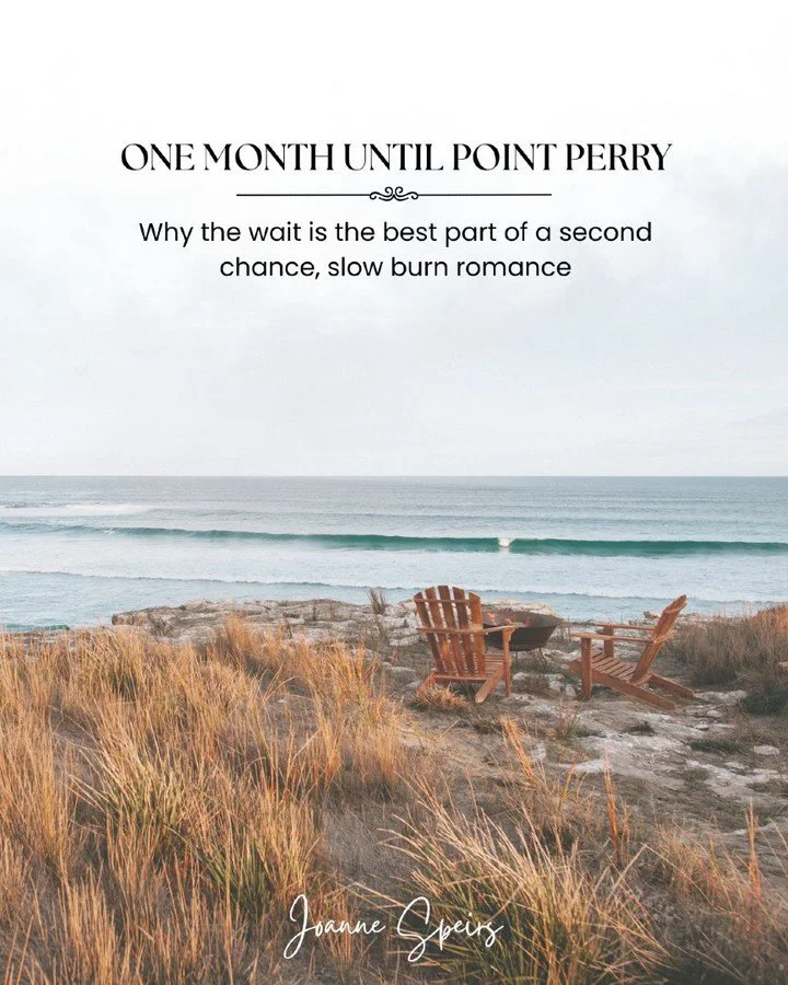 Happy Friday, lovely readers!

One month to go. 💙

On 3 November, &lsquo;Second Chance Love in Point Perry&rsquo; is coming home. It&rsquo;s the first Point Perry book, revised and reworked with an updated story.

Erin arrives in Point Perry with he