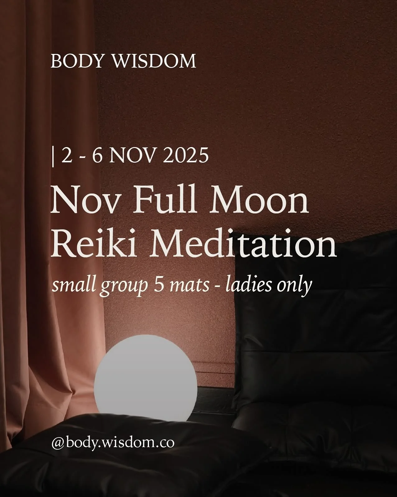 [half booked] this Full Moon, release what dims your light #reiki #singapore