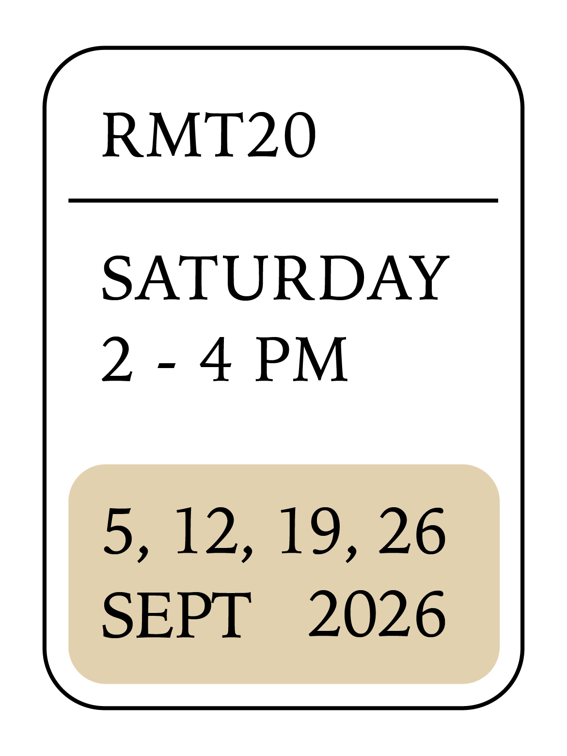 SEPT 2026 - Reiki Meditation Teacher Training (RMT20)