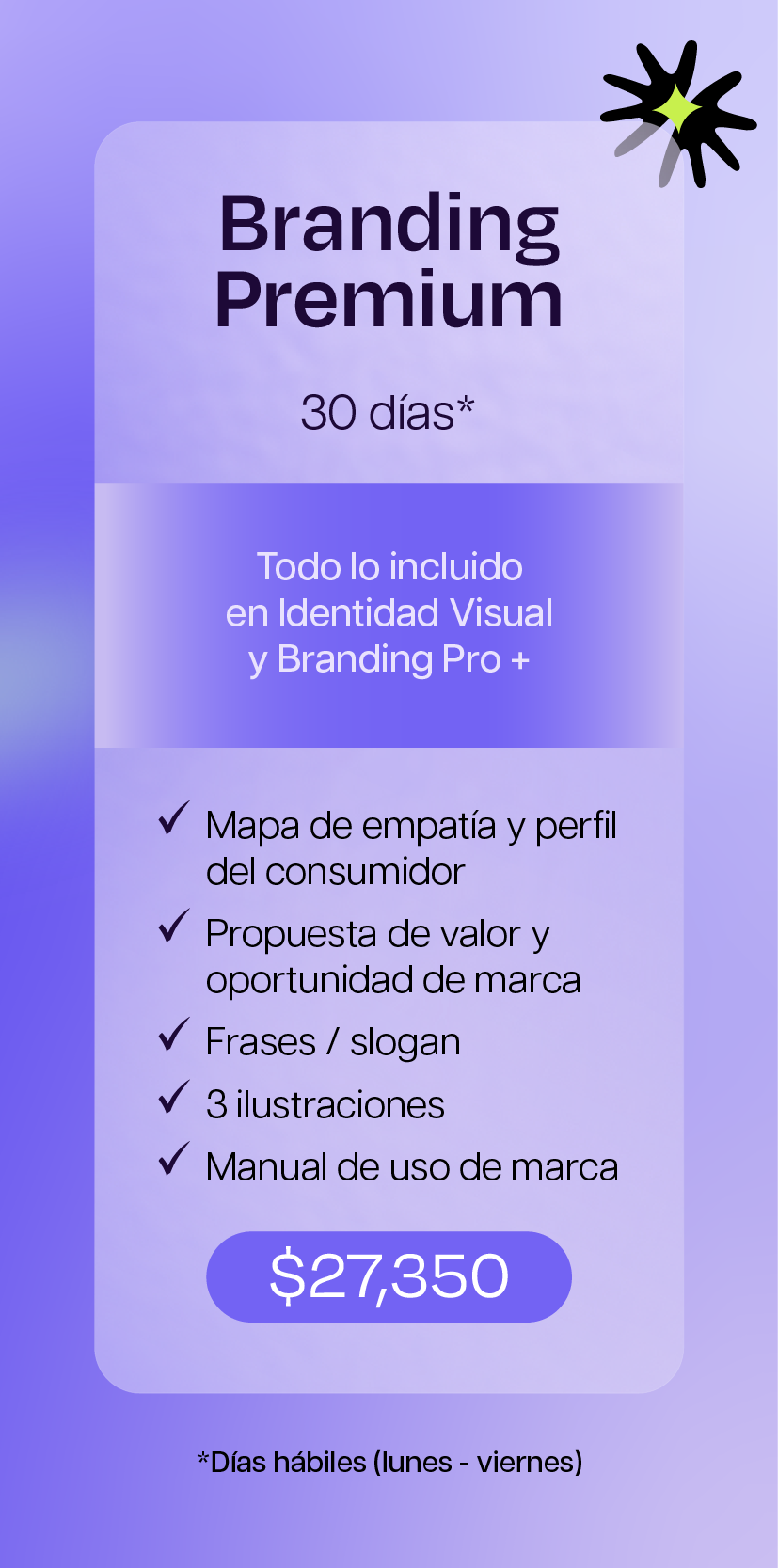 Branding Premium Valor