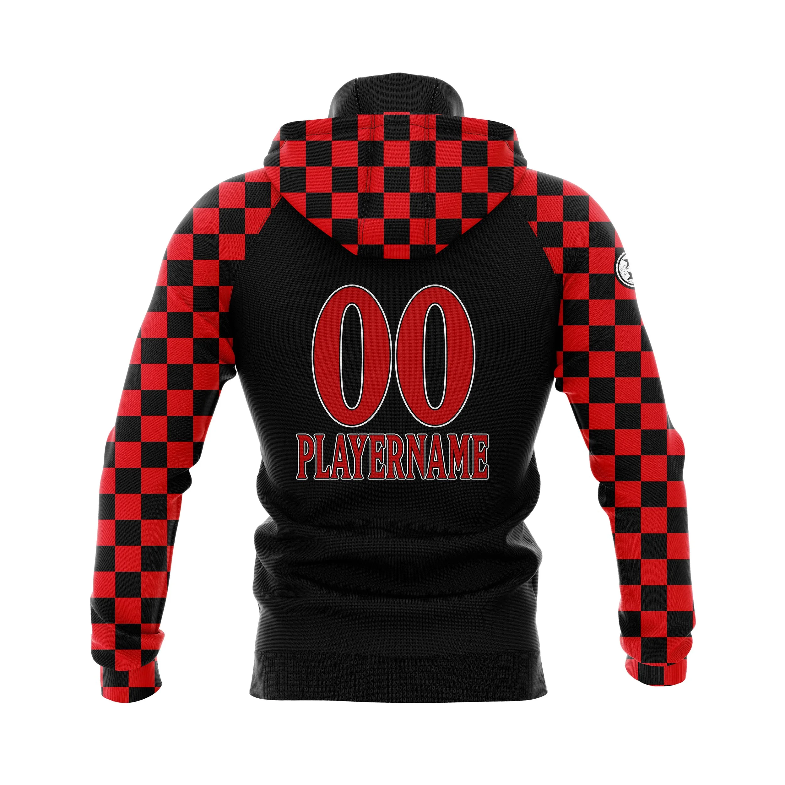 SUMERTOWN CHECKERED WINTER HOODIE-BACK copy 2.jpg
