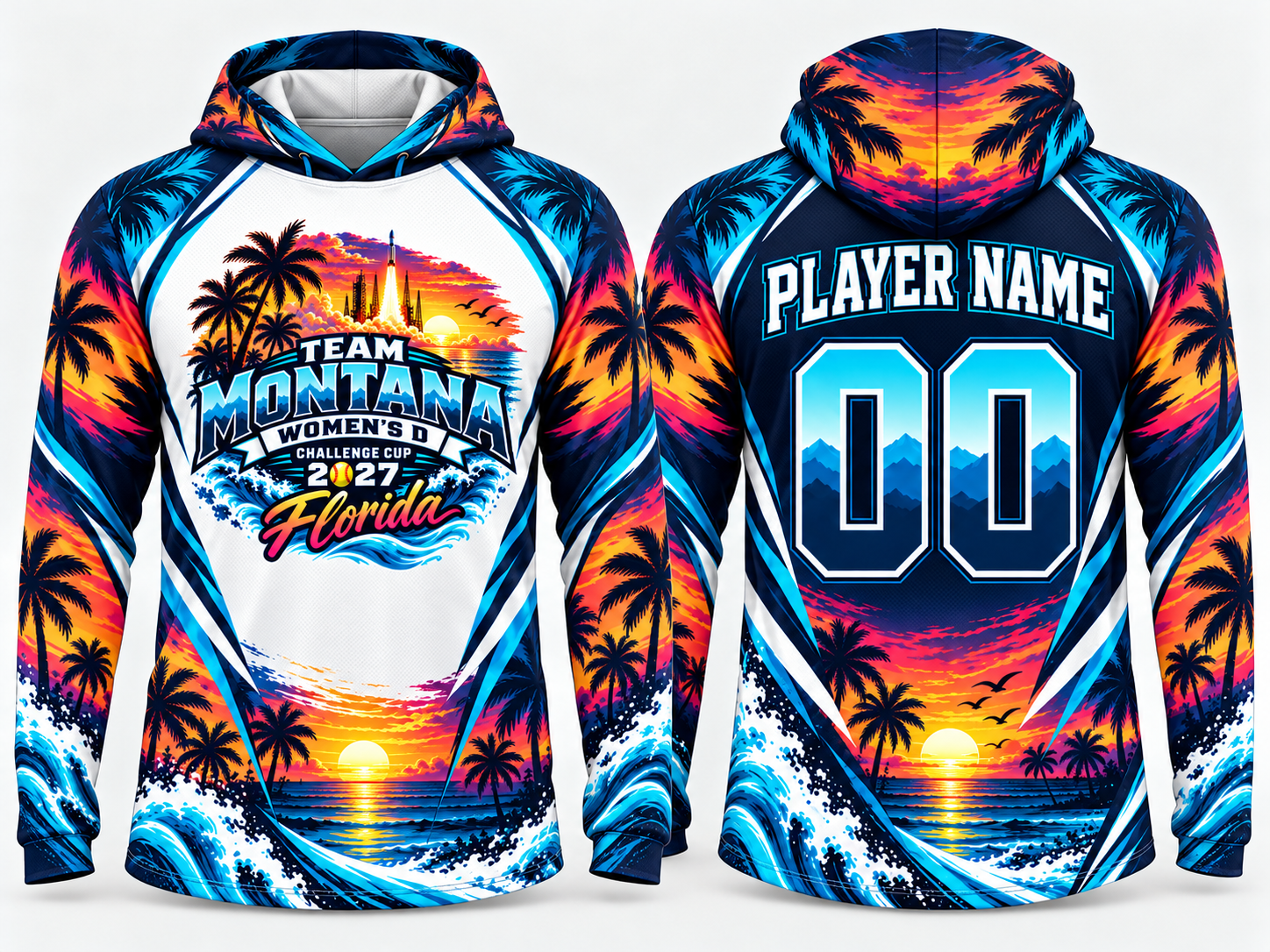 TEAM MONTANA LONG SLEEVES HOODED JERSEY