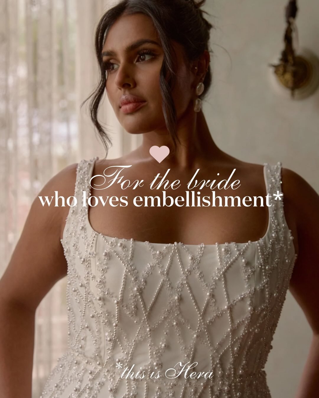For the 2026 bride who adores embellishment&hellip;👏🏼

HERA by @annacampbellbridal arrives drenched in ivory and pearl-toned beading - all hand-embellished - creating a shimmering piece of art that will immediately cause a stir as you take to the a