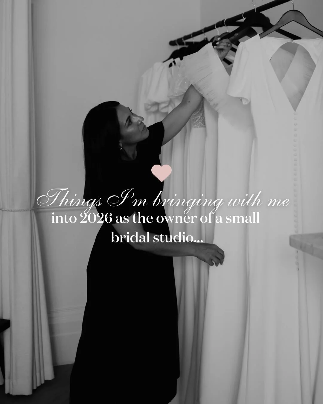 7 things I&rsquo;m bringing with me into 2026 as the owner of a small, carefully curated Berkshire bridal boutique 💍

From maintaining The Wedding Studio Berkshire&rsquo;s beautifully personal bridal experience to trusting that the right brides will