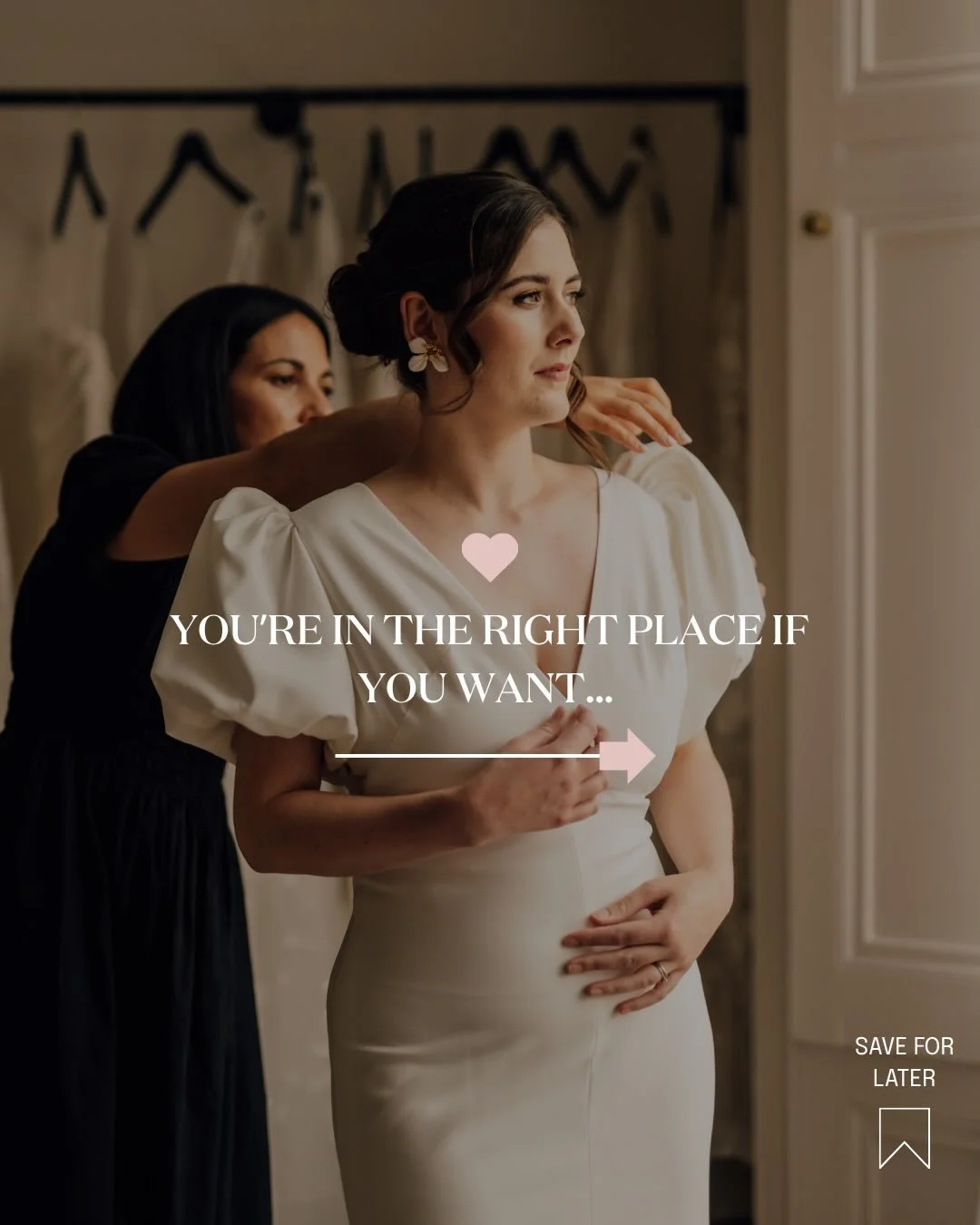 If it&rsquo;s a calm, relaxed approach to the wedding dress journey that you&rsquo;re after, step into TWSB 🤍

From the moment you make contact to the day you collect your dream gown (and beyond - I won&rsquo;t be able to wait to see your wedding pi