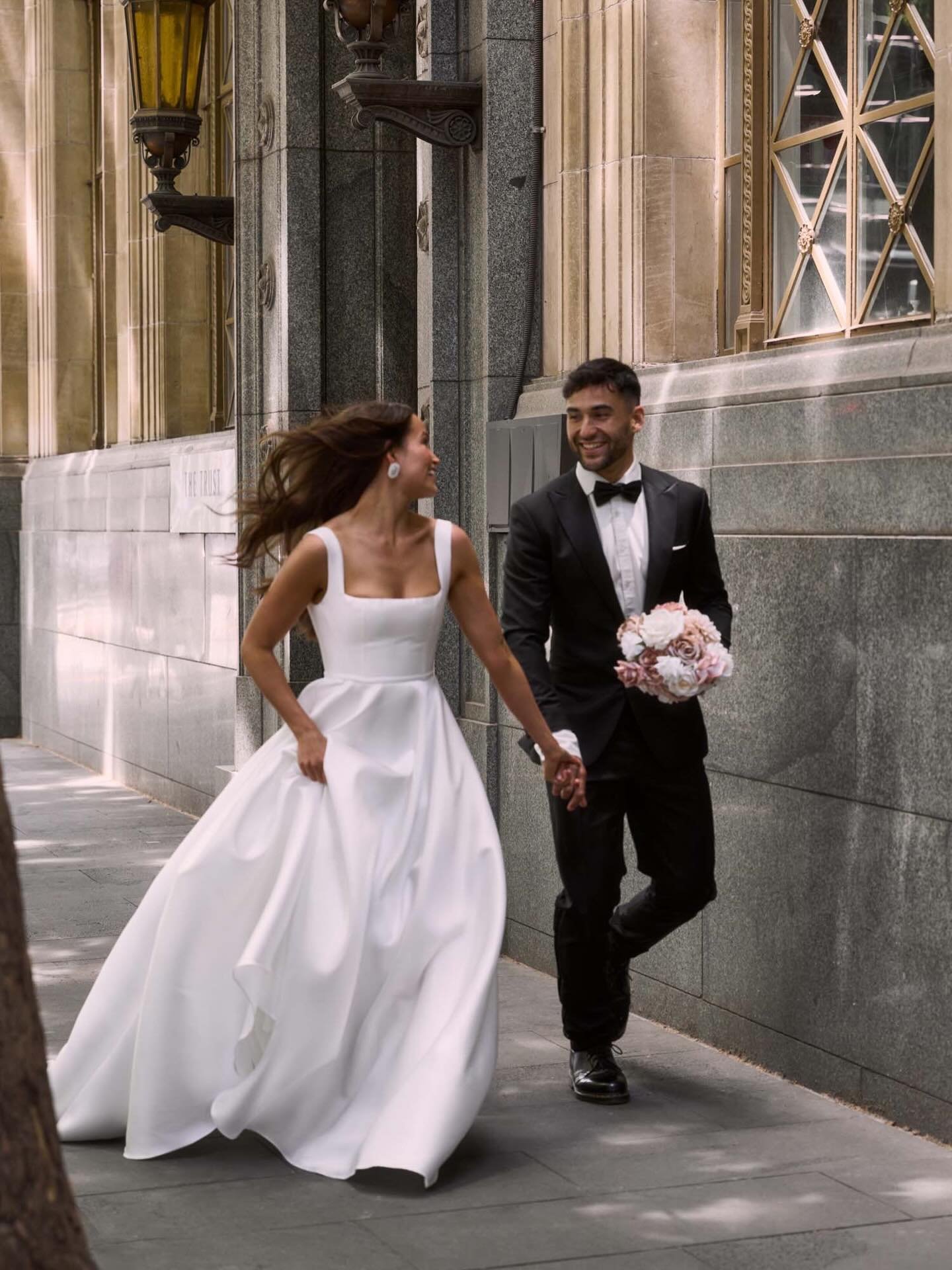 Portraits of MILA 🤍

The iconic MILA wedding dress by Australian bridal designer @annacampbellbridal is the epitome of contemporary elegance 💍

Landing in a wave of gloriously glowing mikado, this sensational wedding dress breathes unforgettable st