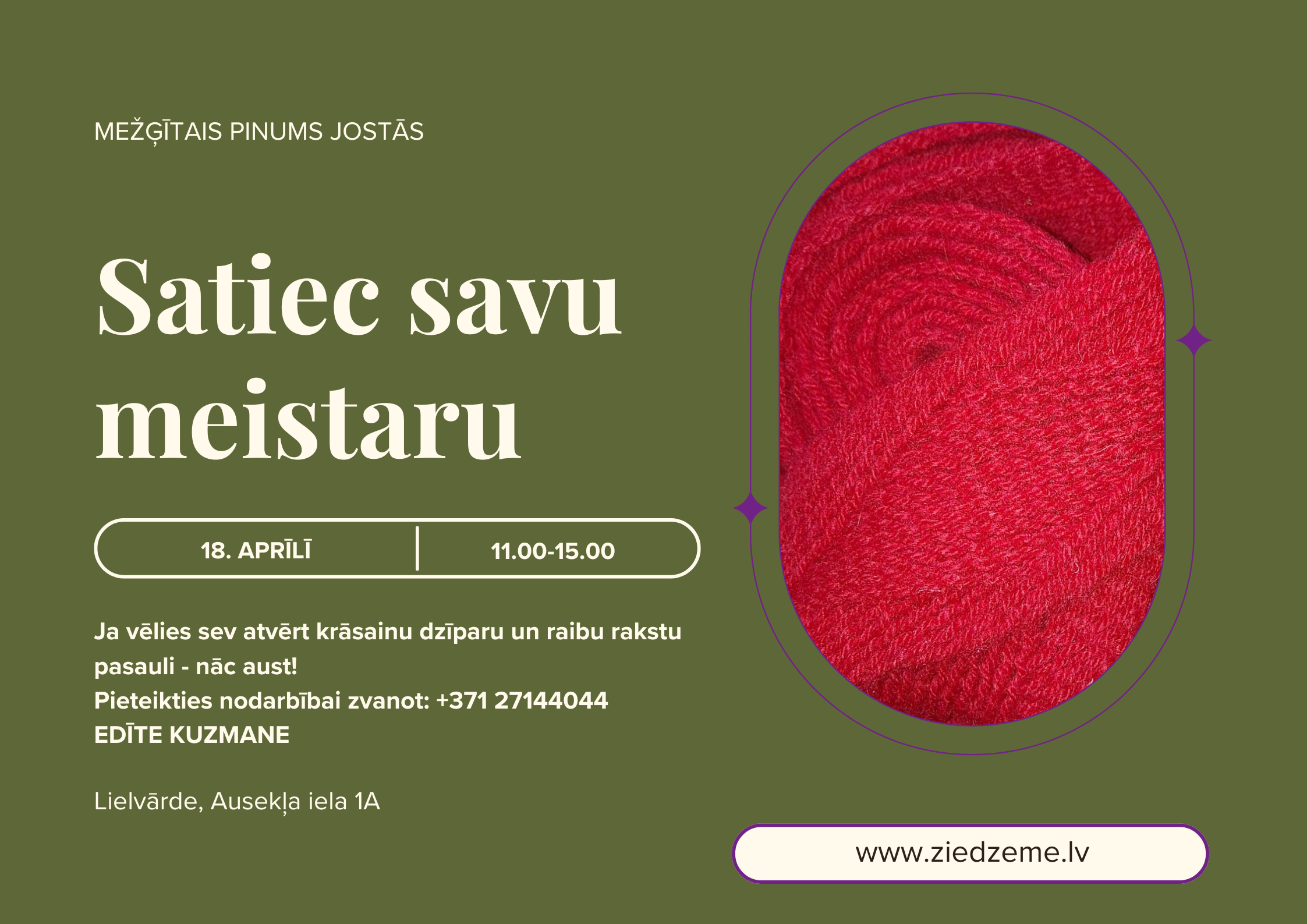 SATIEC SAVU MEISTARU